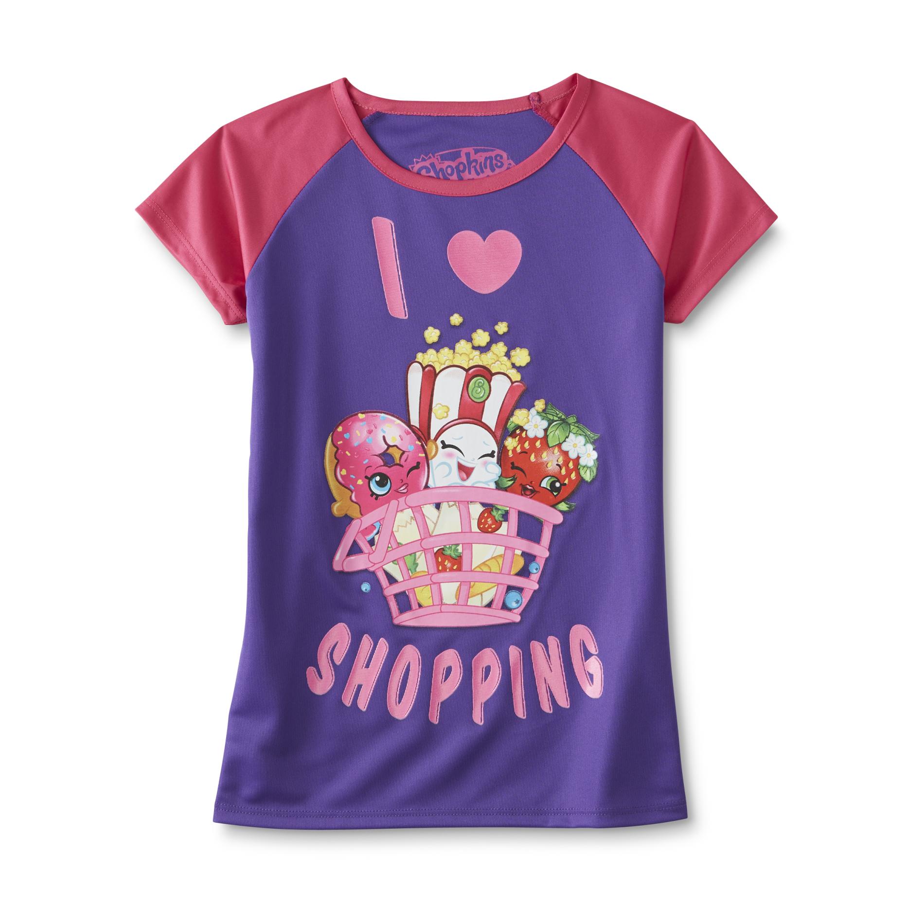 Shopkins Girl's Graphic Athletic T-Shirt