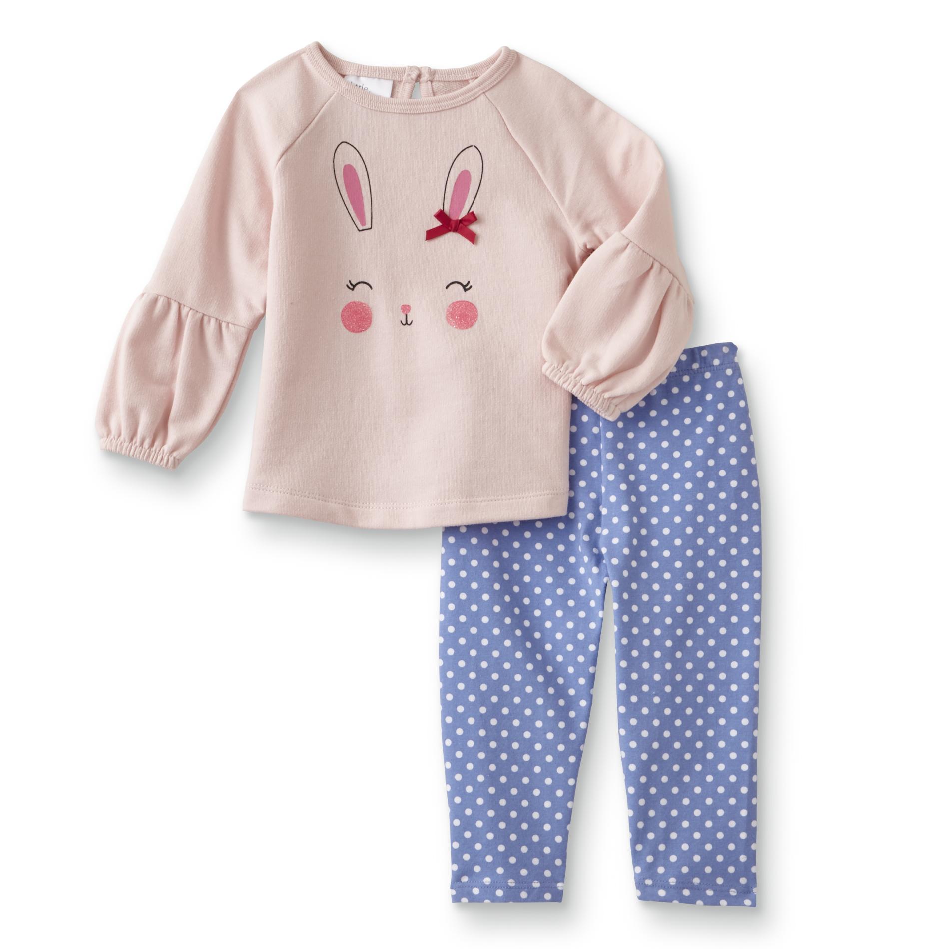 Little Wonders Infant Girls' Long-Sleeve Top & Leggings - Bunny