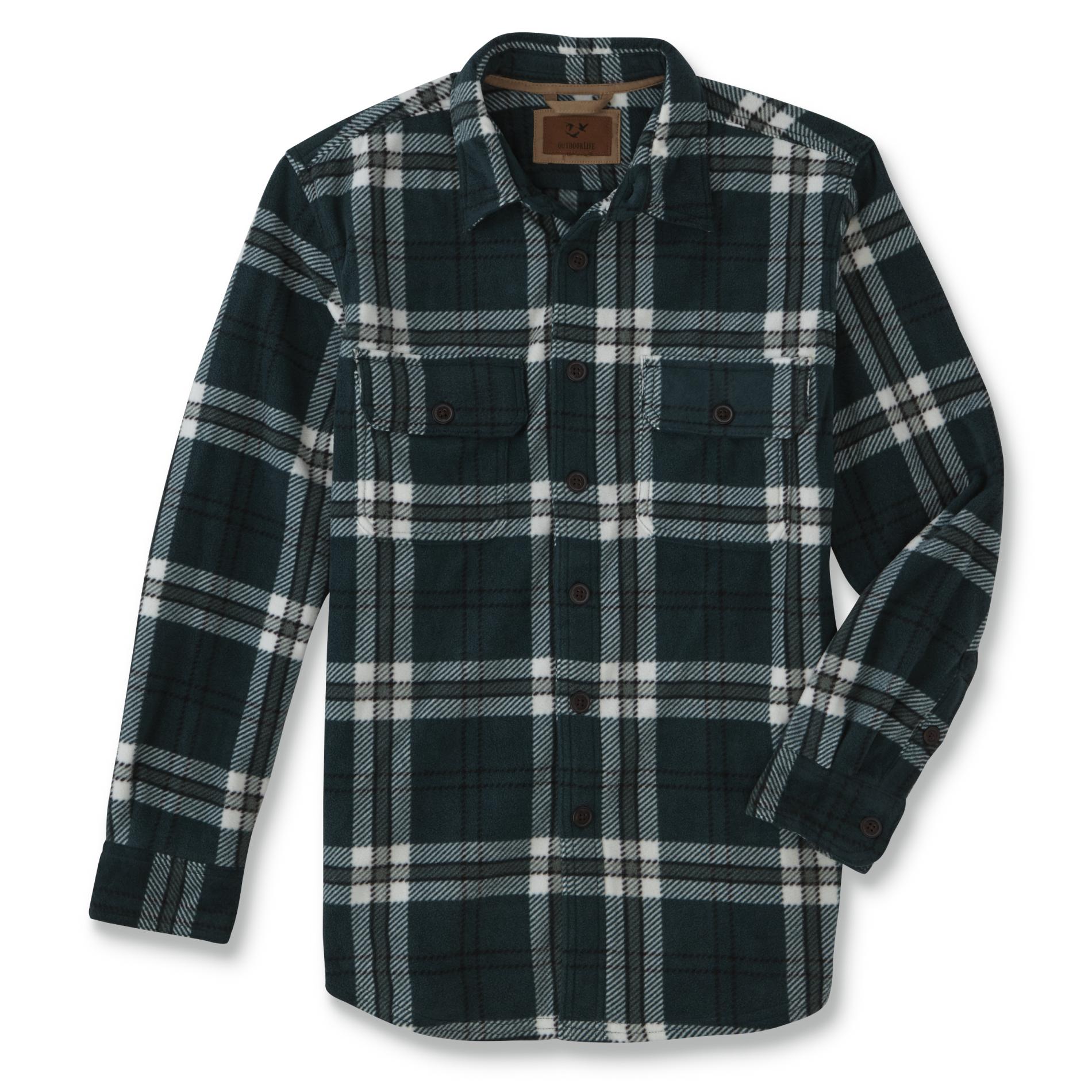 Outdoor Life?? Men's Flannel Shirt Jacket Plaid