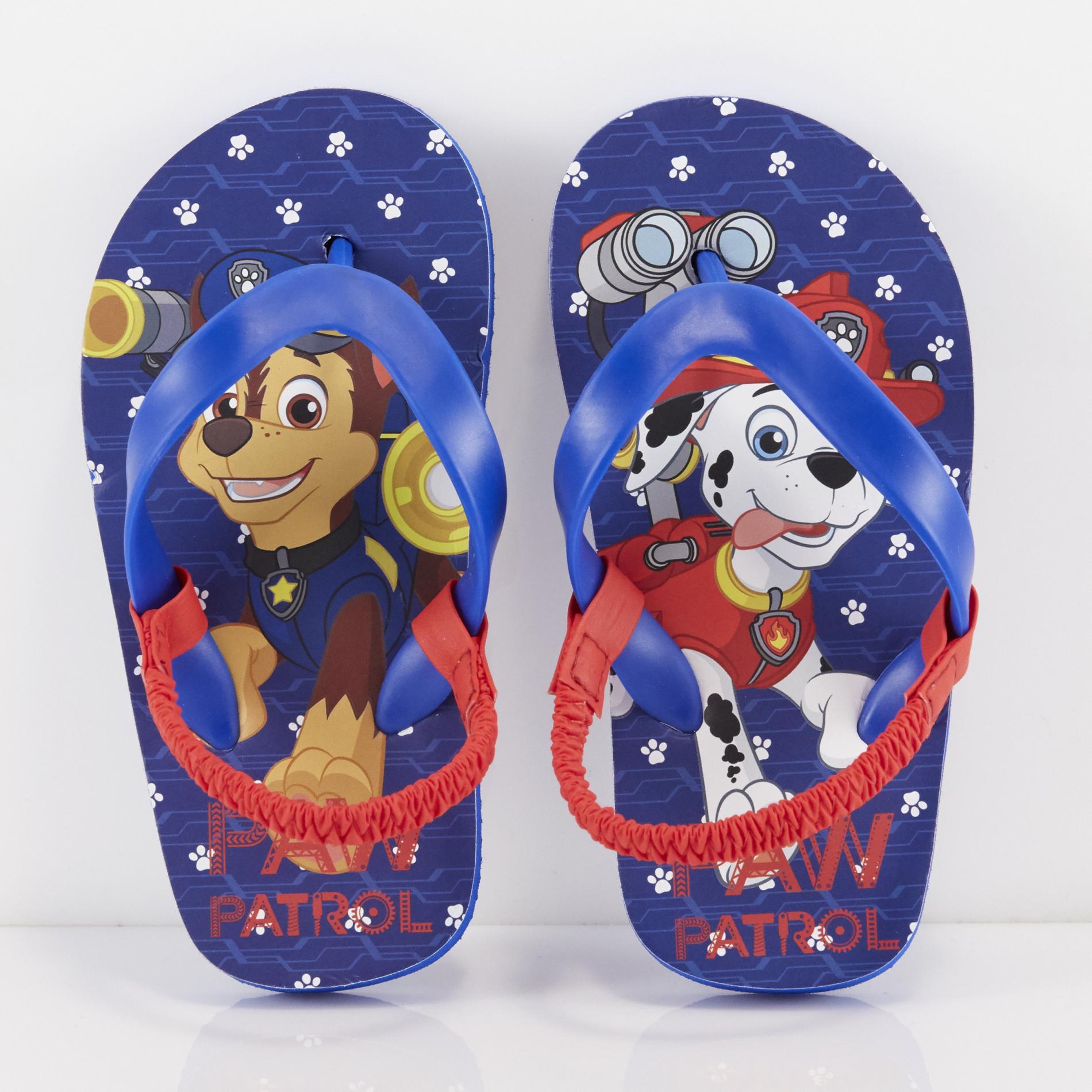 Character Toddler Boys' PAW Patrol Flip-Flop Sandal - Blue