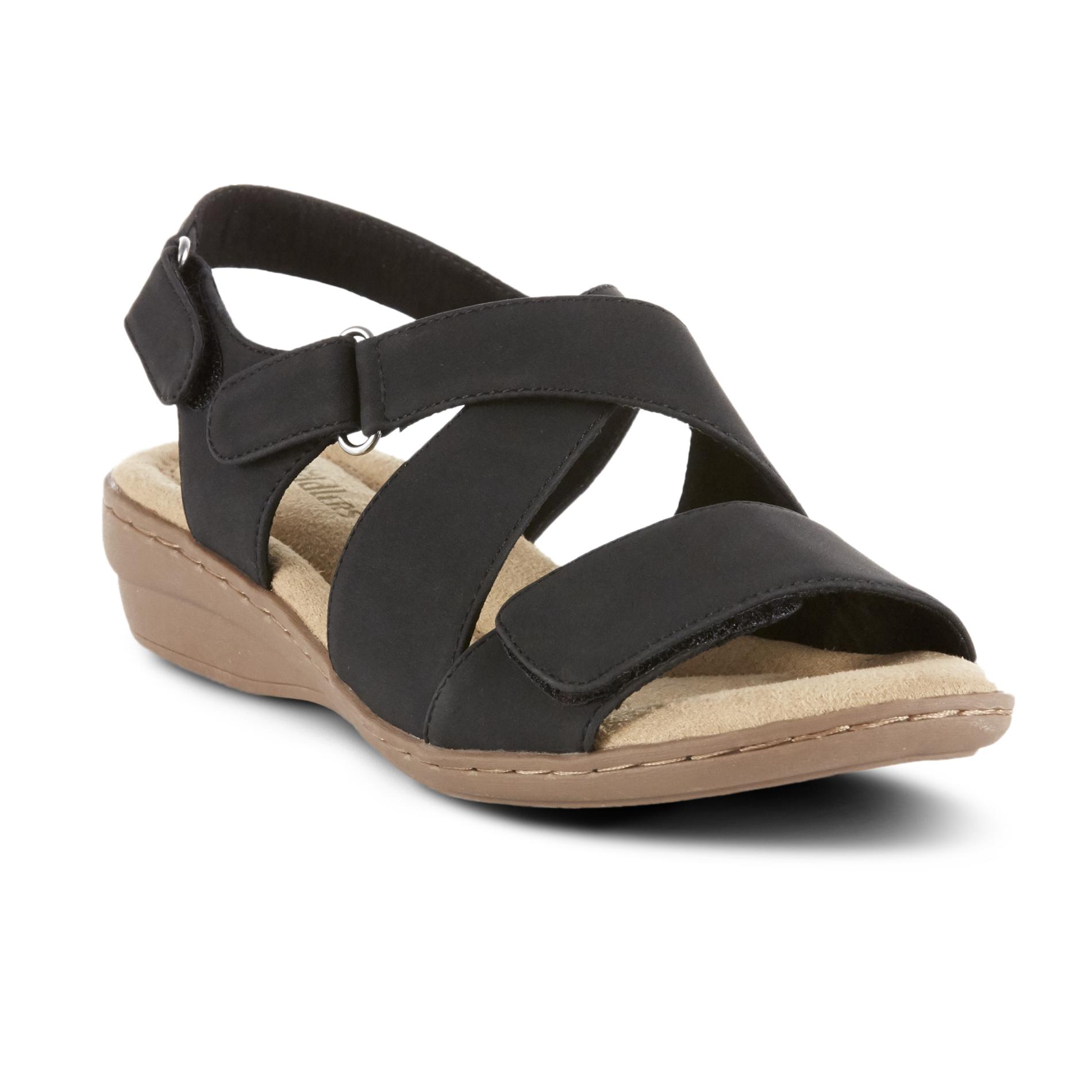 womens wide wedge sandals