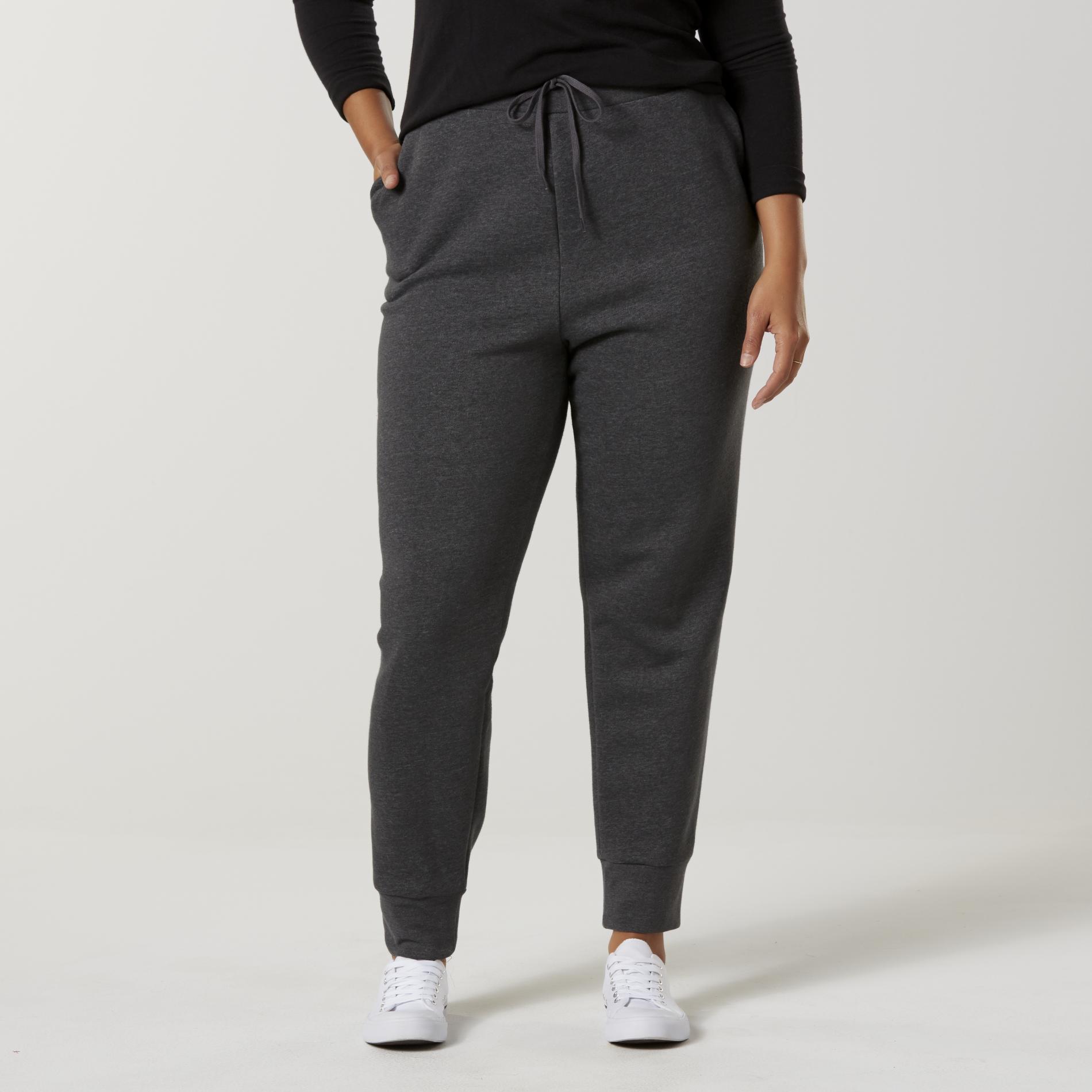 Laura Scott Women's Plus Fleece Jogger Pants | Shop Your Way: Online ...