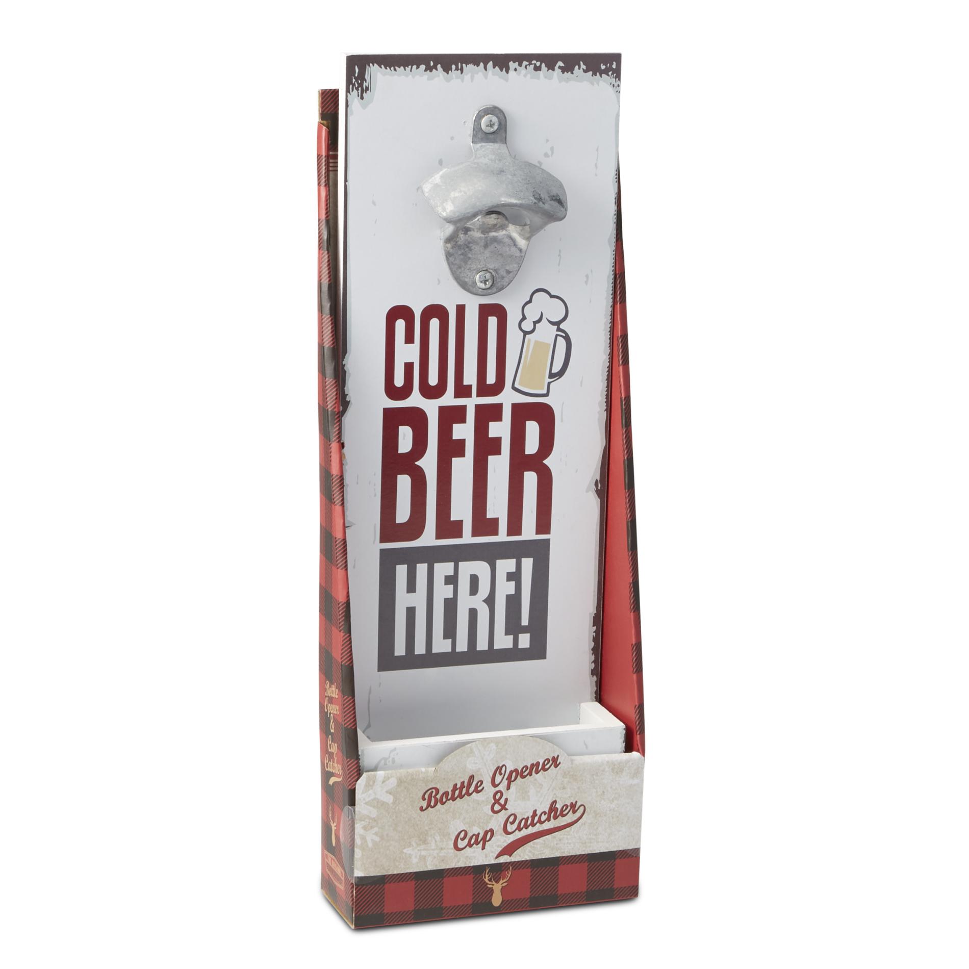 SM-51228 Bottle Opener & Cap Catcher, Specialty SM-51228 Bottle Opener & Cap Catcher, Specialty