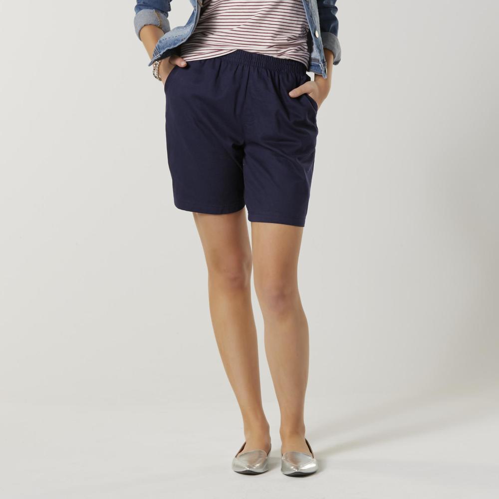 Basic Editions Women's Twill Shorts