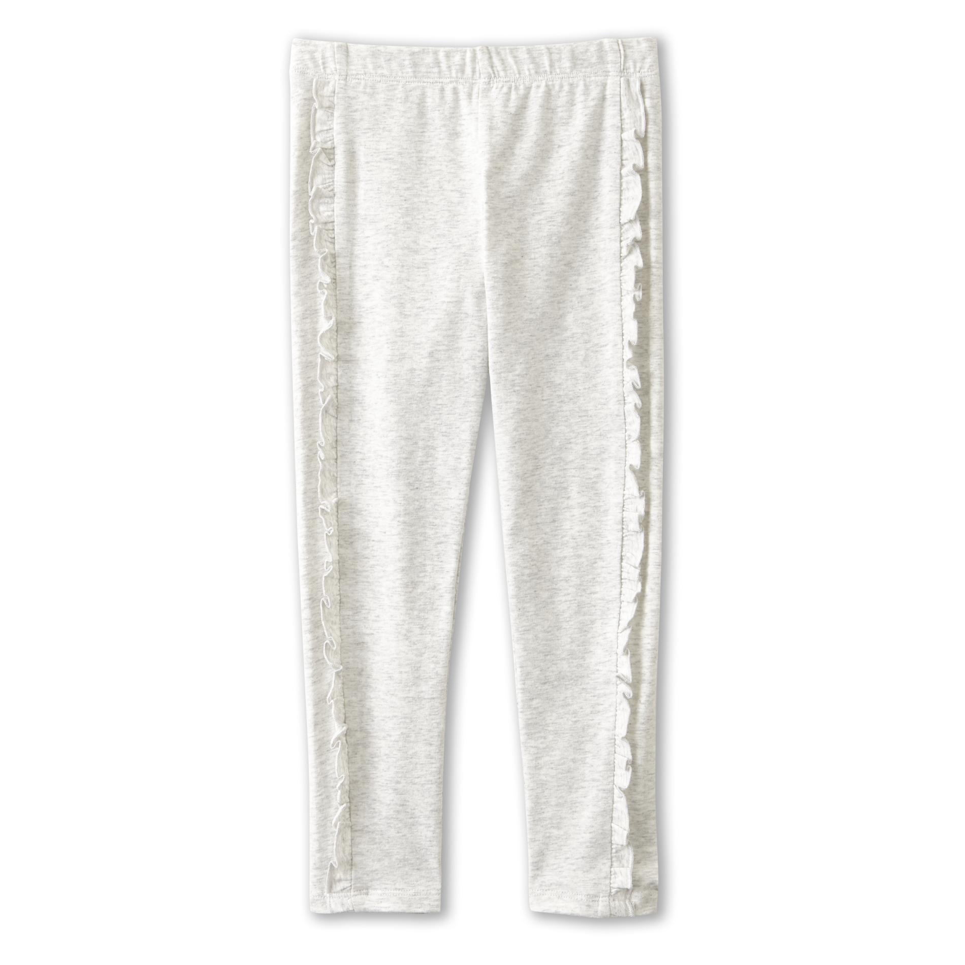 WonderKids Infant & Toddler Girls' Ruffle Leggings, Size: 2T, White Pink WonderKids Infant & Toddler Girls' Ruffle Leggings, Size: 2T, White Pink