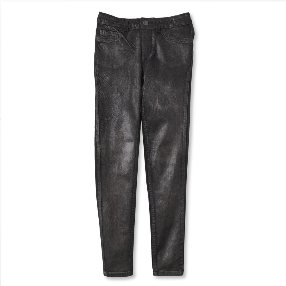 ROEBUCK & CO R1893 Girls' Foiled Skinny Jeans