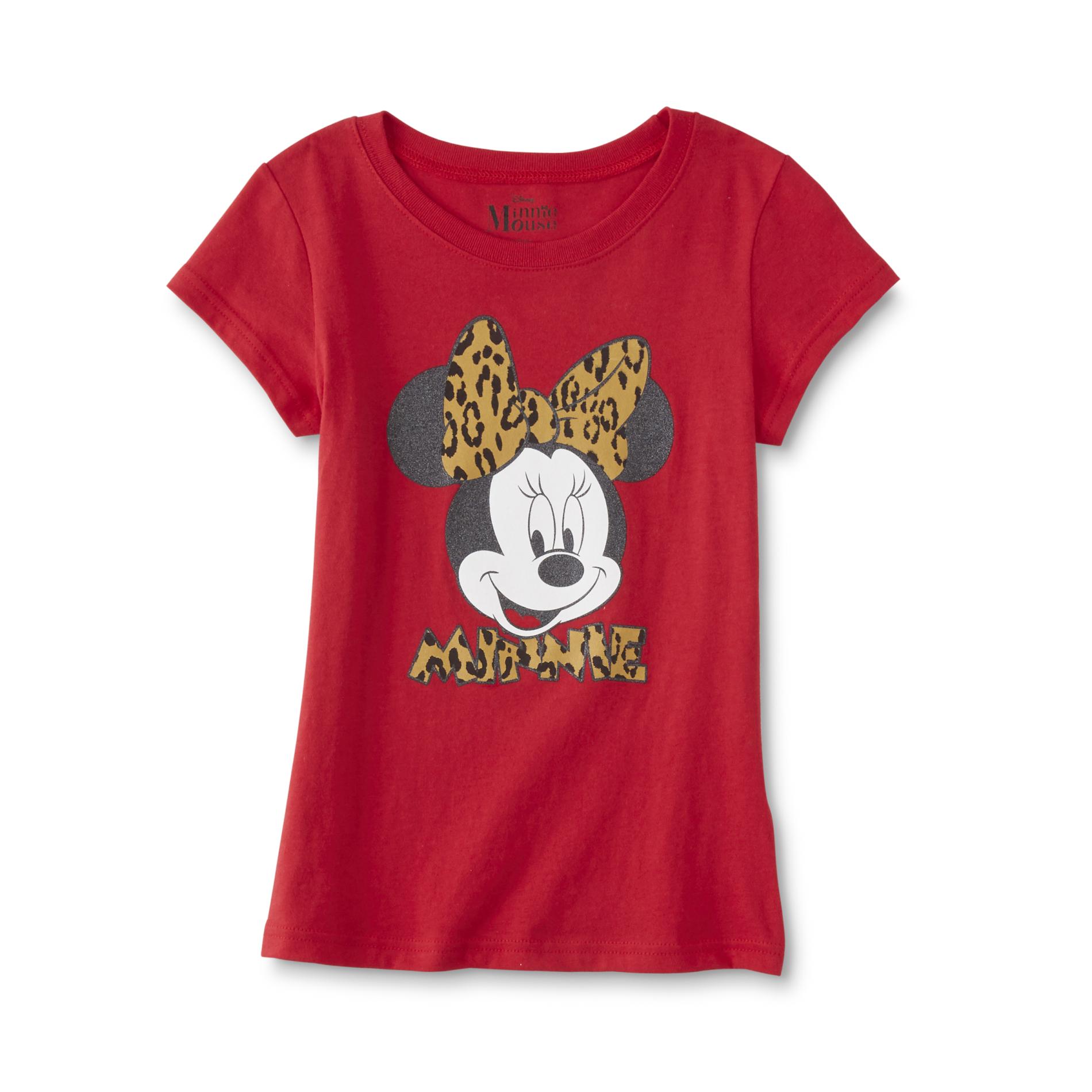 Disney Minnie Mouse Girl's Fitted T-Shirt