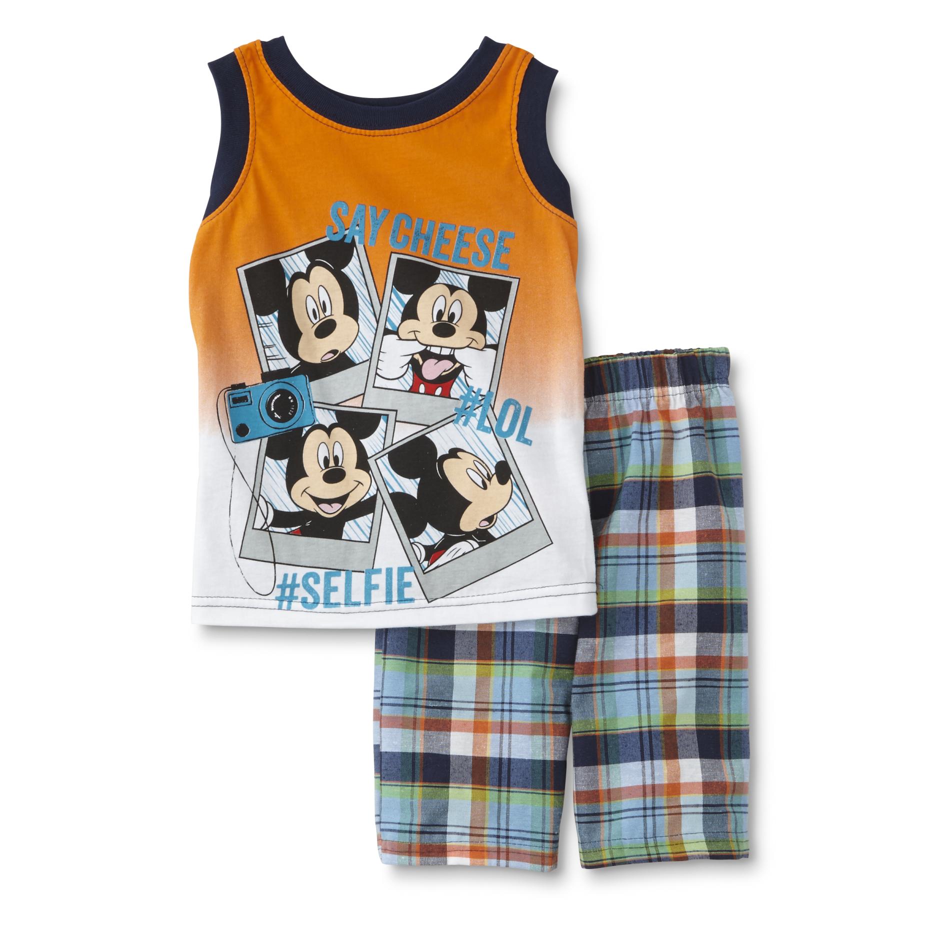 Disney Mickey Mouse Infant & Toddler Boy's Tank Top & Shorts