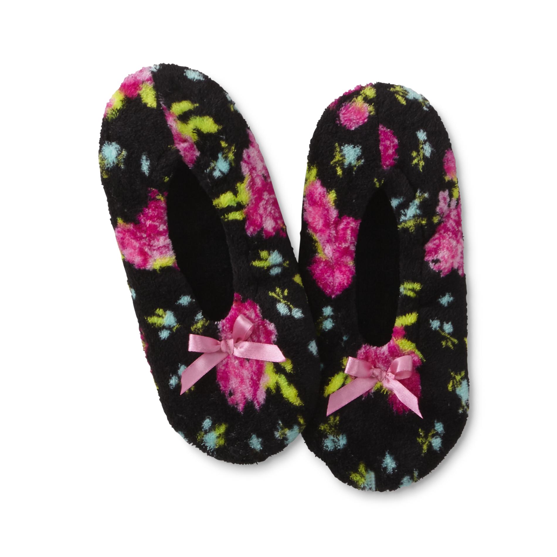 Joe Boxer Women's Slipper Socks - Floral Print