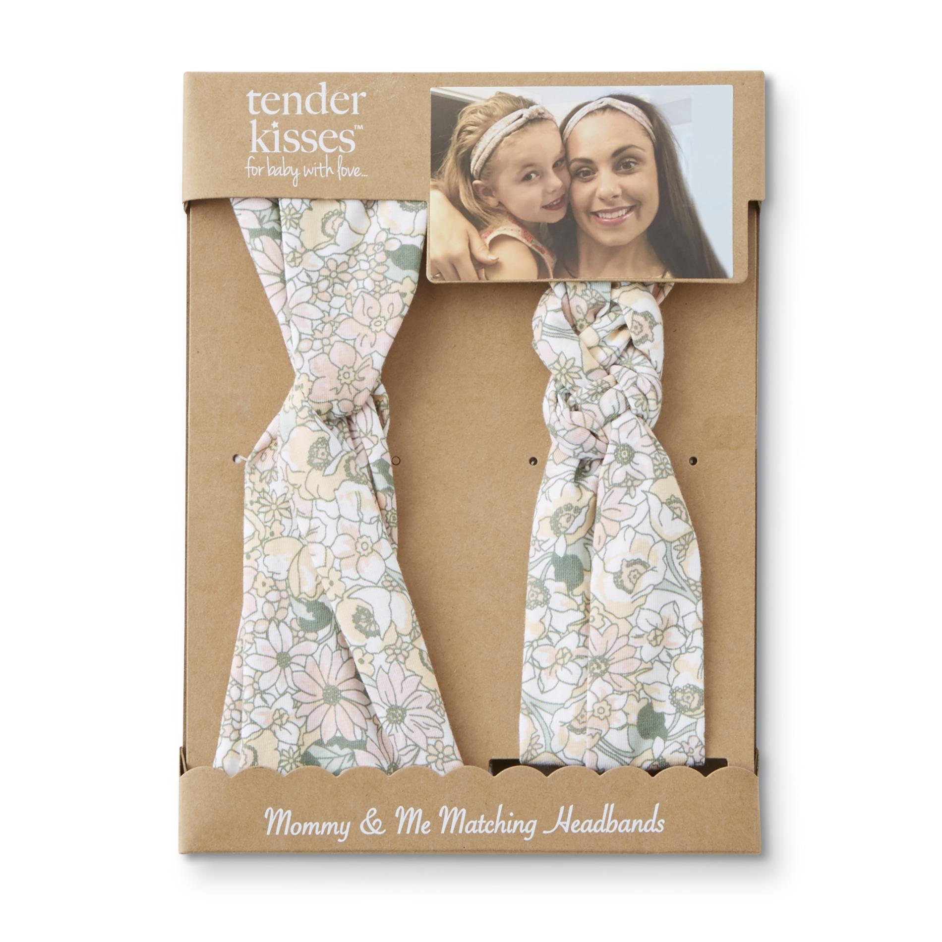 Tender Kisses Infant Girls' 2-Pack Mommy & Me Matching Headbands - Floral