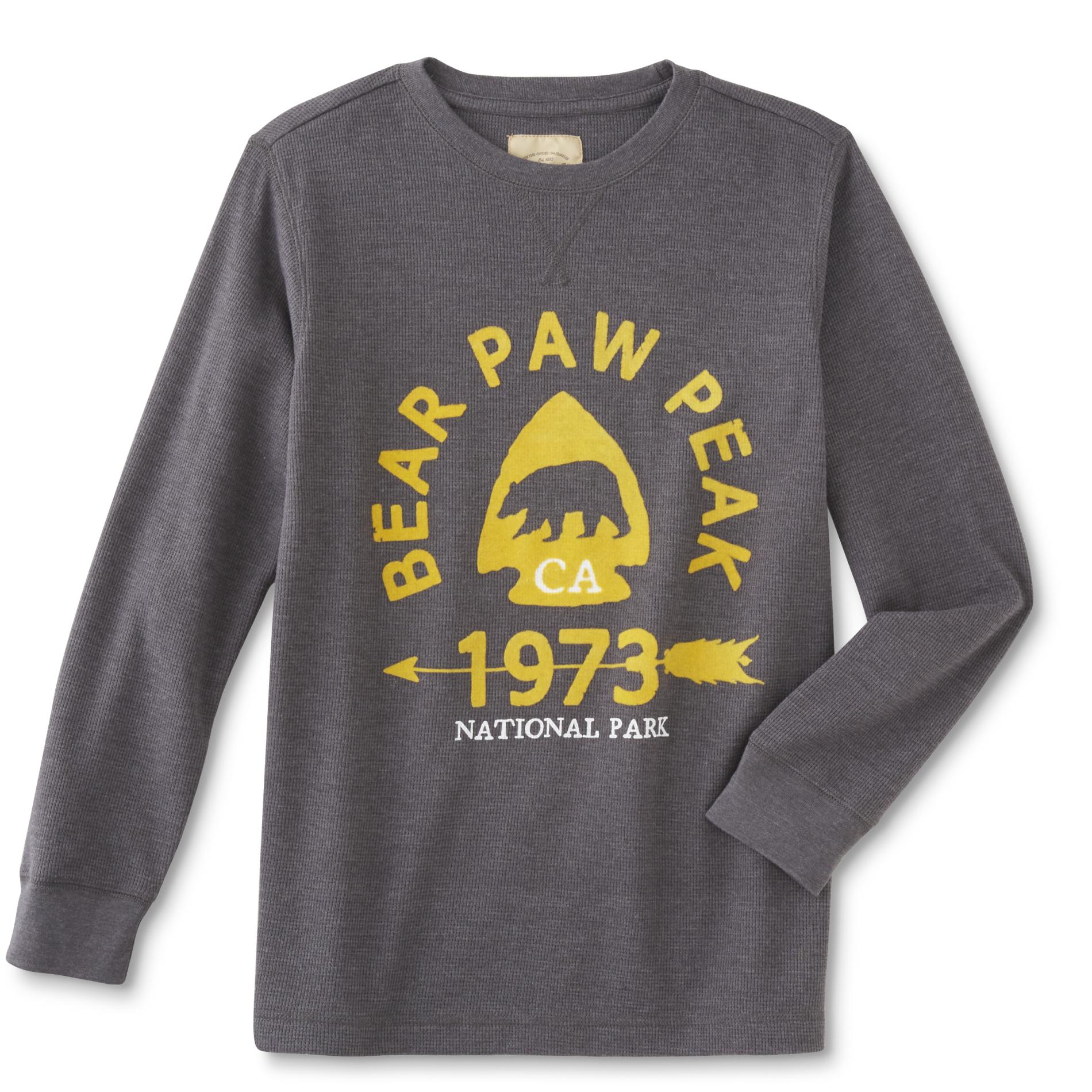 Roebuck & Co. Boy's Thermal T-Shirt - Bear Paw Peak