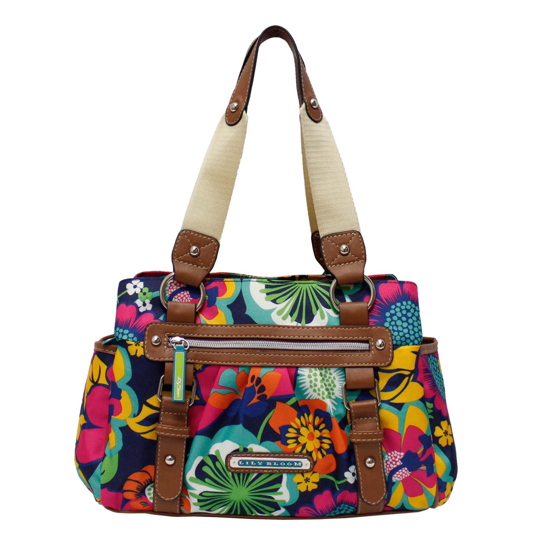 Lily Bloom Women's Triple-Section Handbag - Floral | Shop Your Way ...
