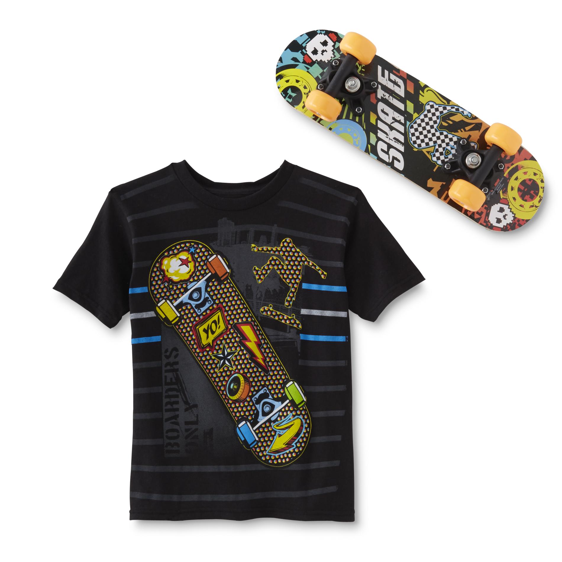 Boy's Graphic T-Shirt & Toy