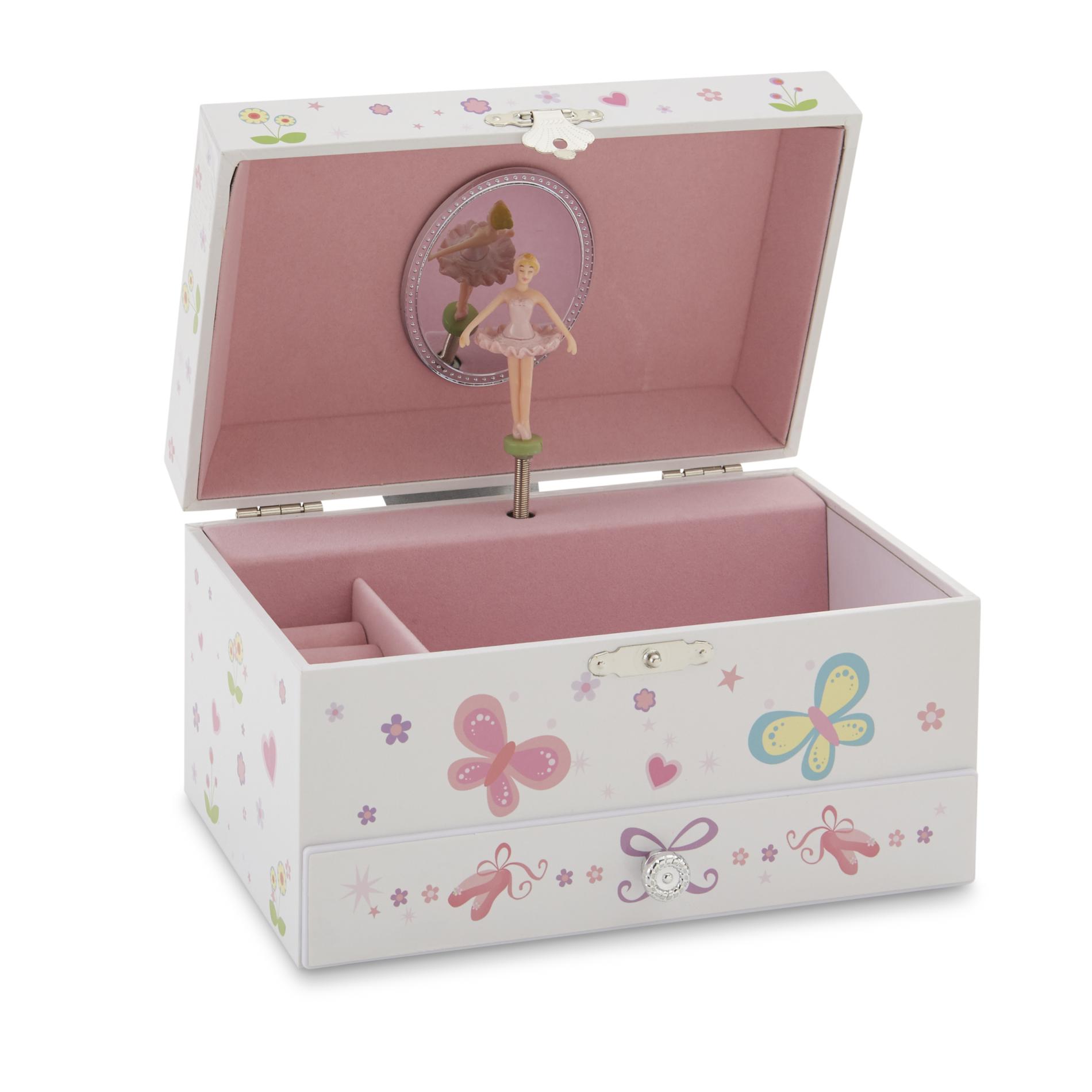 Girl's Musical Ballerina Jewelry Box
