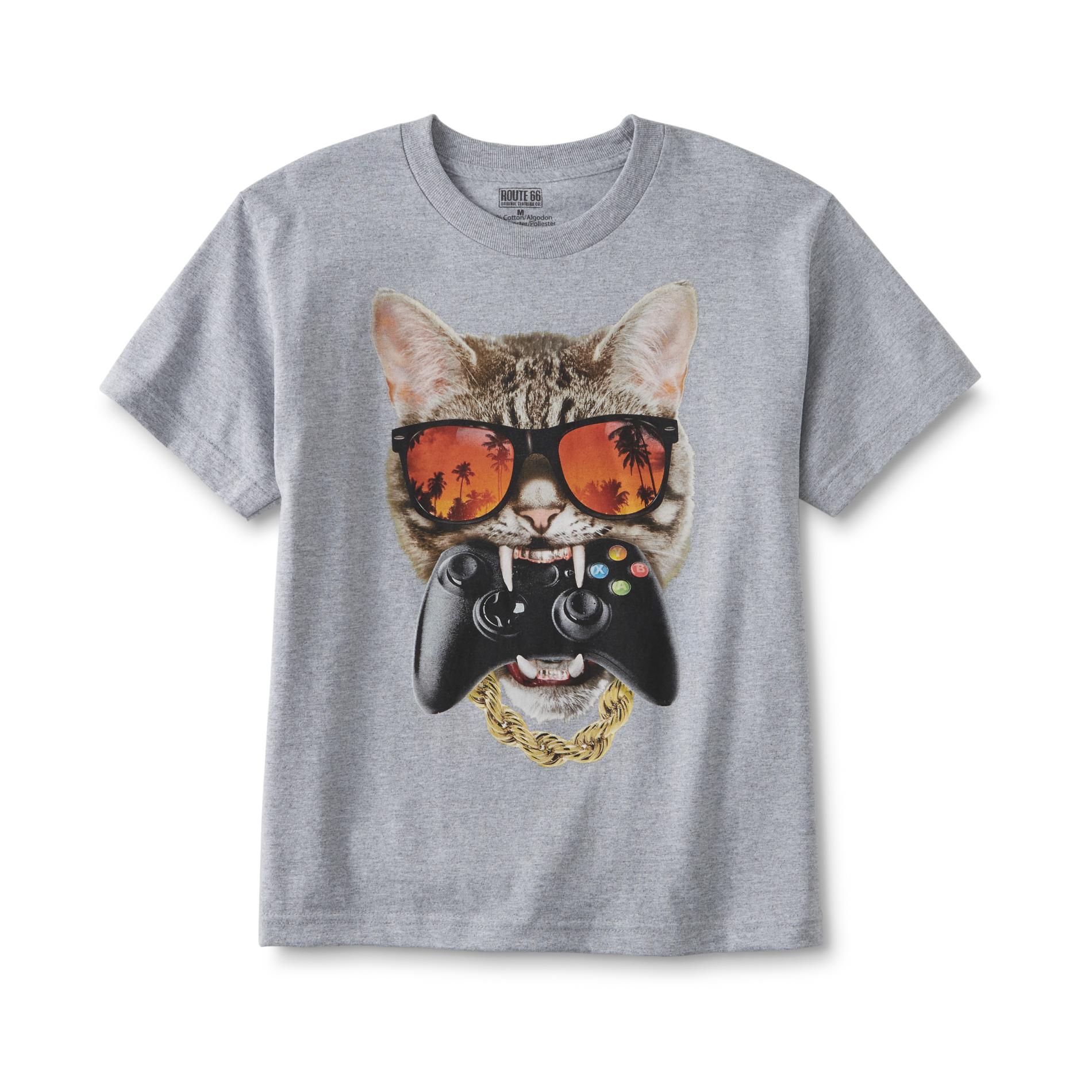 Boy's Graphic T-Shirt - Hip Cat