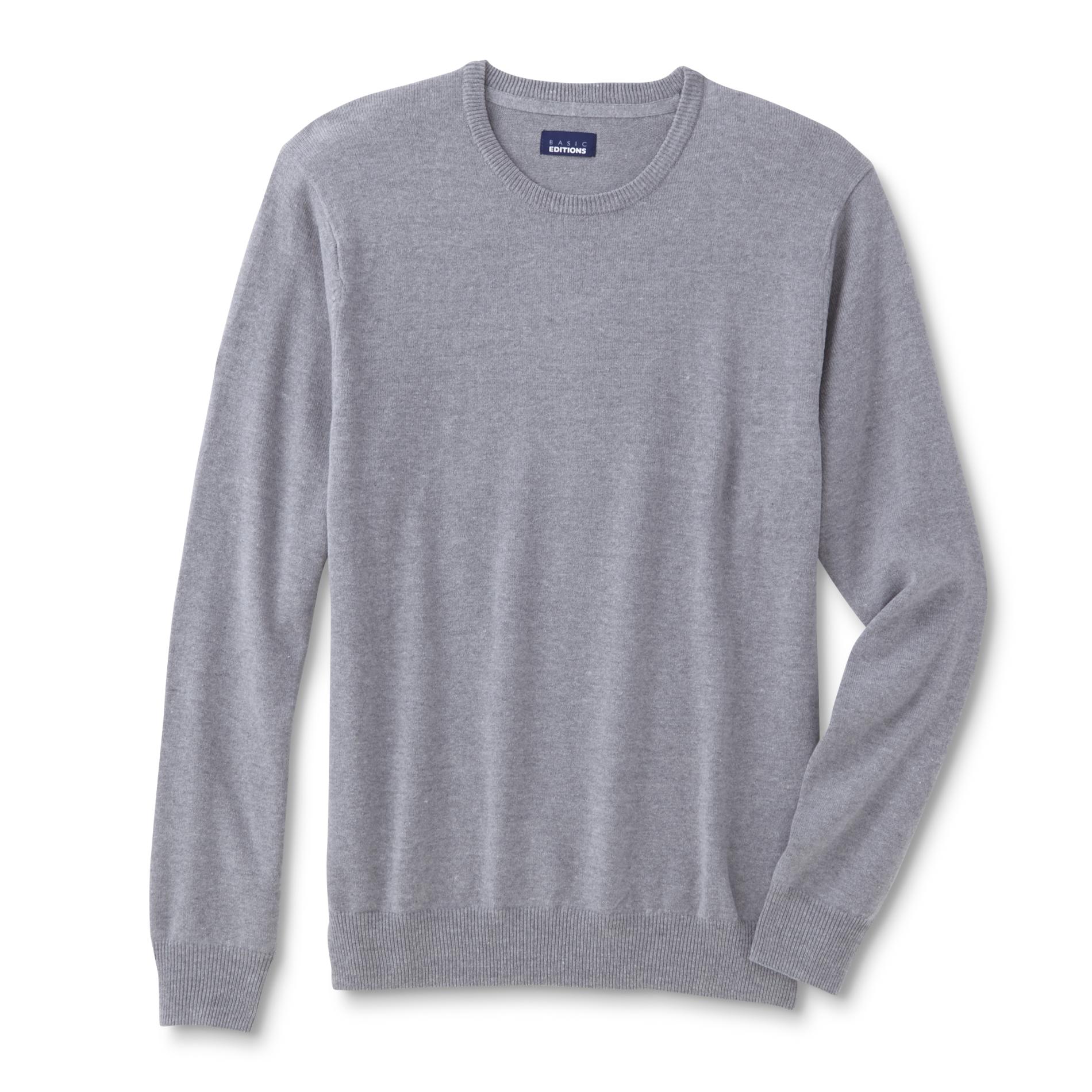 Basic Editions Men's Crew Neck Sweater