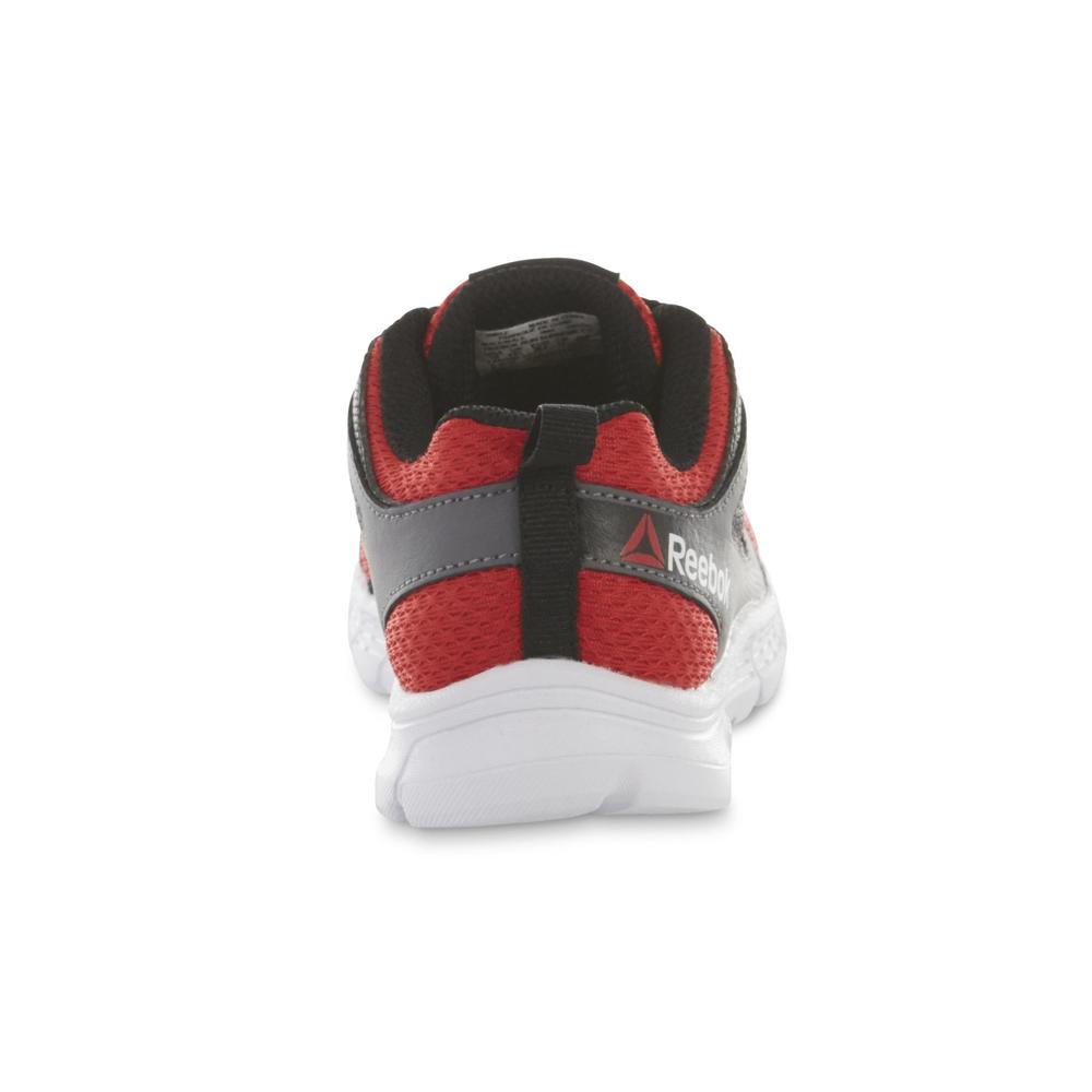 Reebok Boy's Run Supreme 2.0 MT Red/Black/Gray Running Shoe