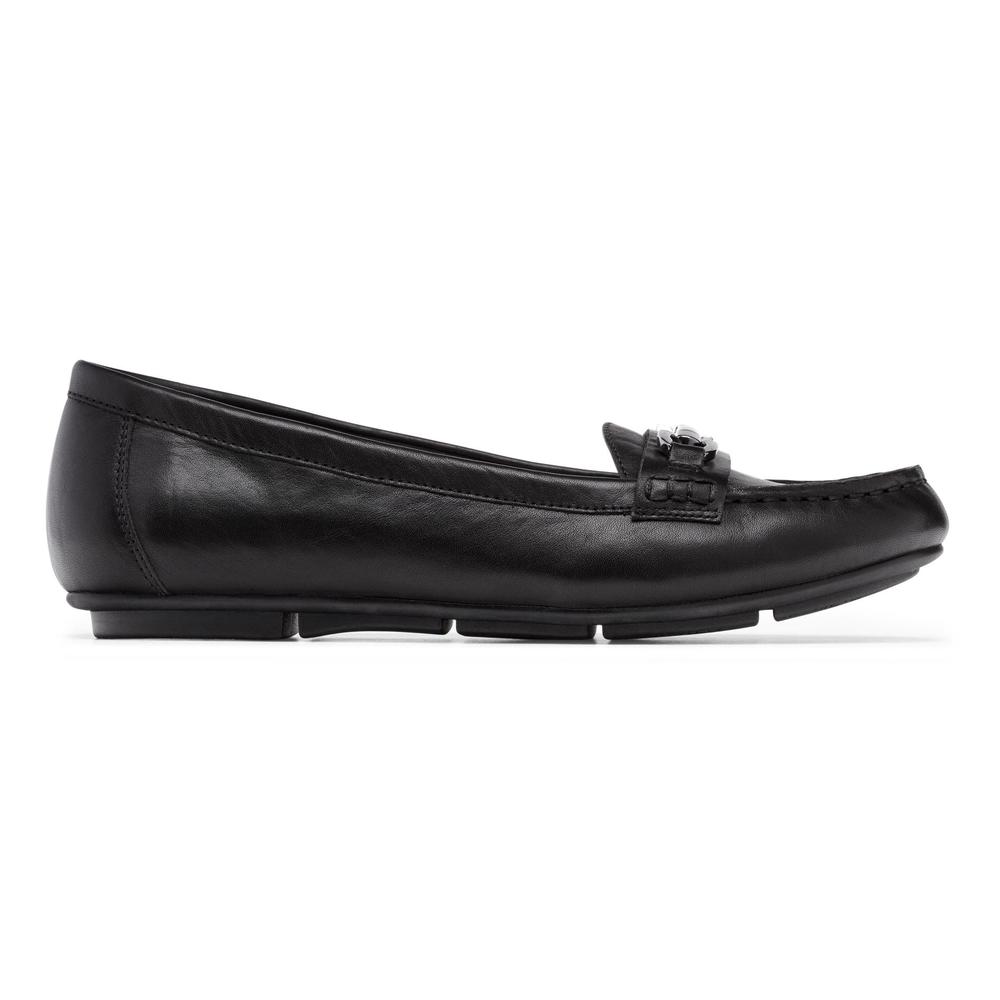 Vionic with Orthaheel Technology Women's Chill Kenya Black Comfort Loafer