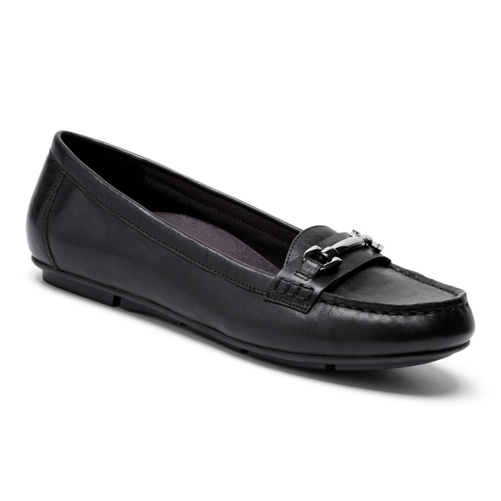 Vionic with Orthaheel Technology Women's Chill Kenya Black Comfort Loafer