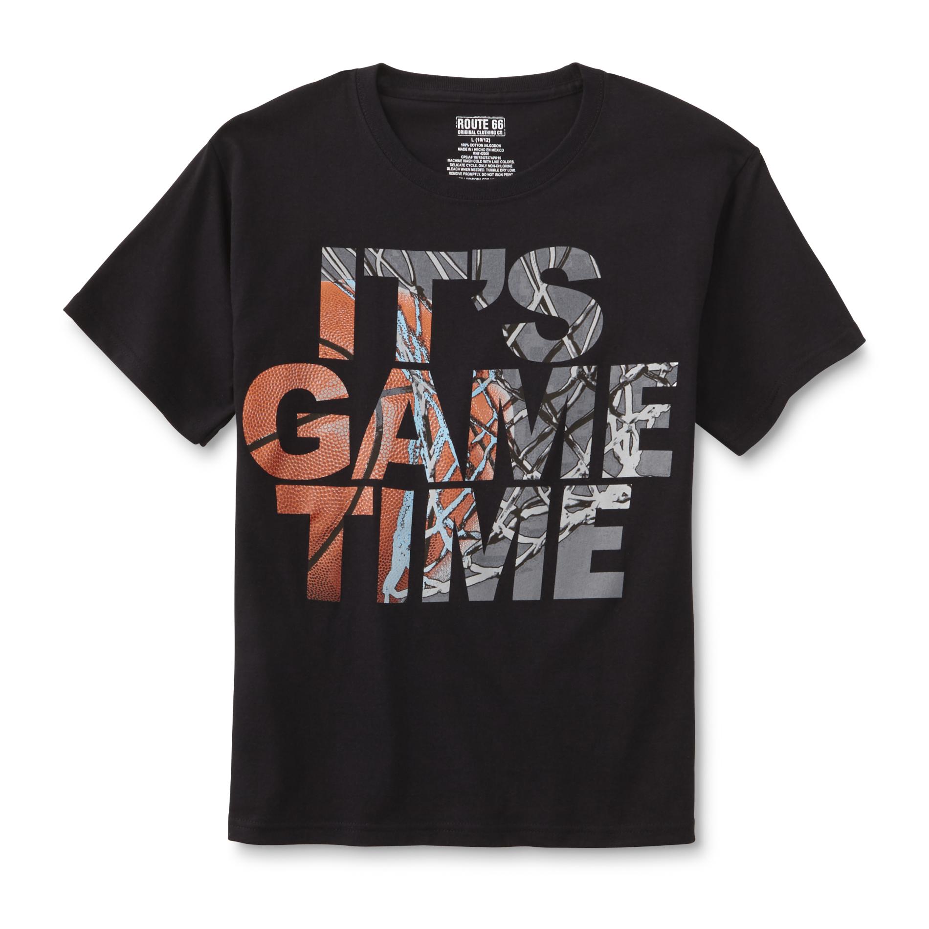 Route 66 Boy's Graphic T-Shirt - It's Game Time
