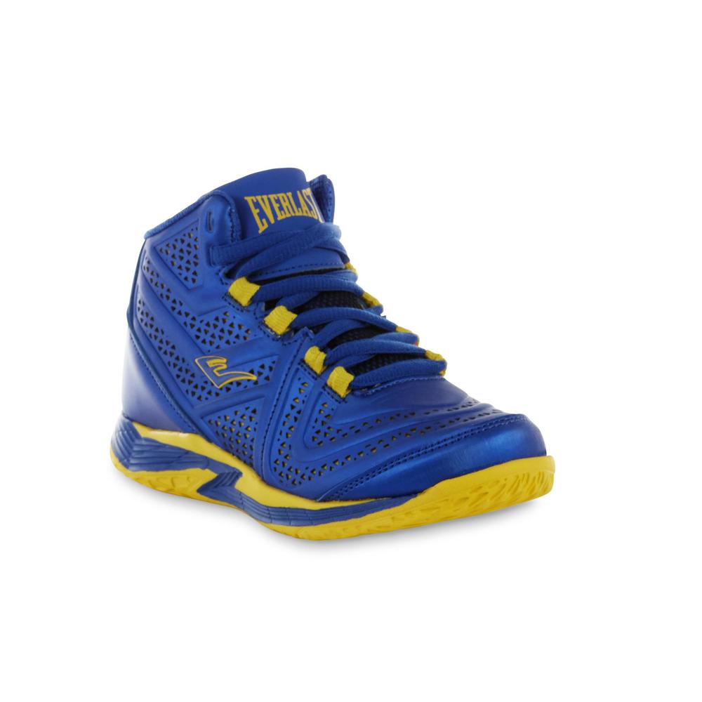 Everlast&reg; Boy's Cayenne Blue/Yellow High-Top Athletic Shoe