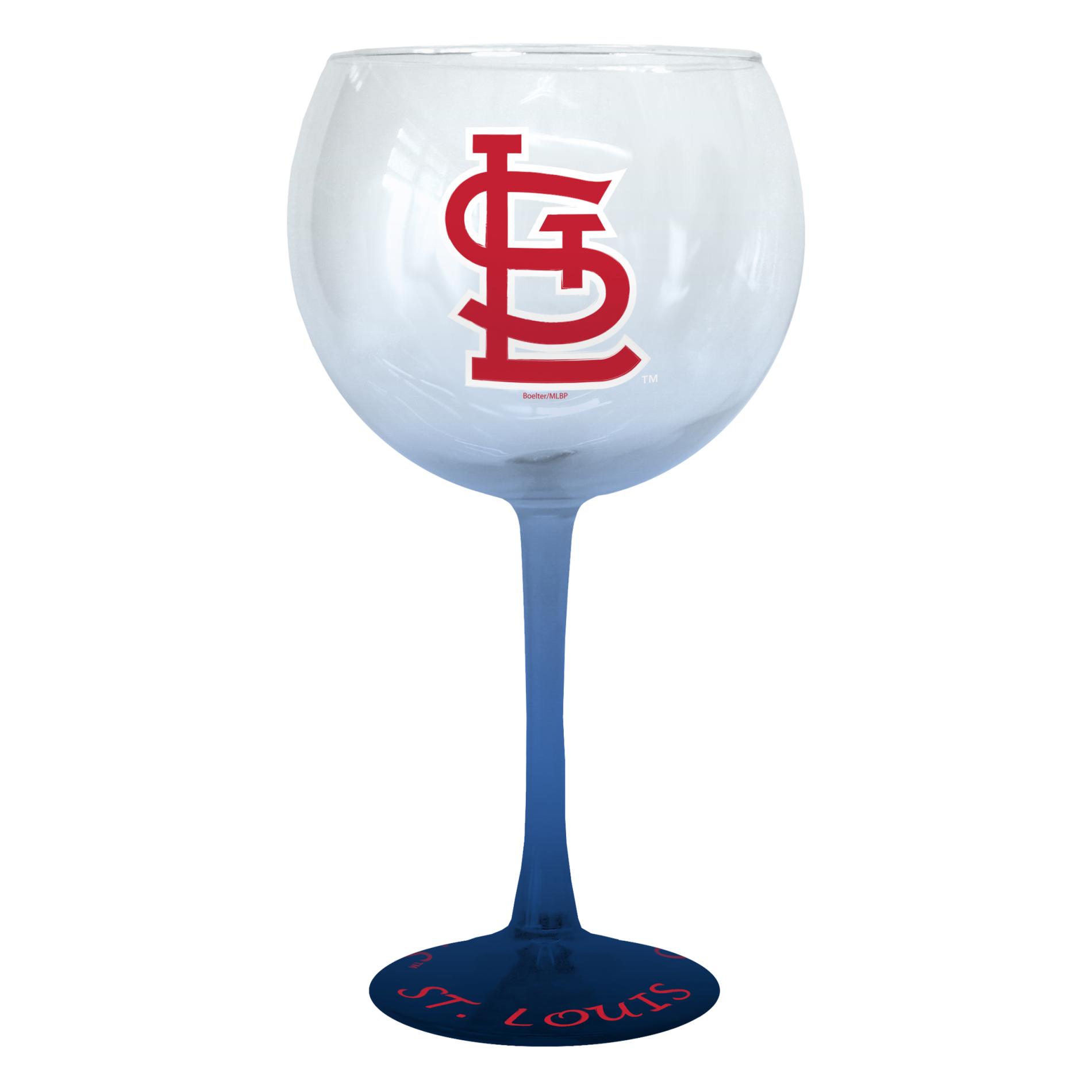 MLB Balloon Wine Glass - St. Louis Cardinals