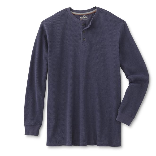 Outdoor Life Men's Big & Tall Thermal Henley Shirt