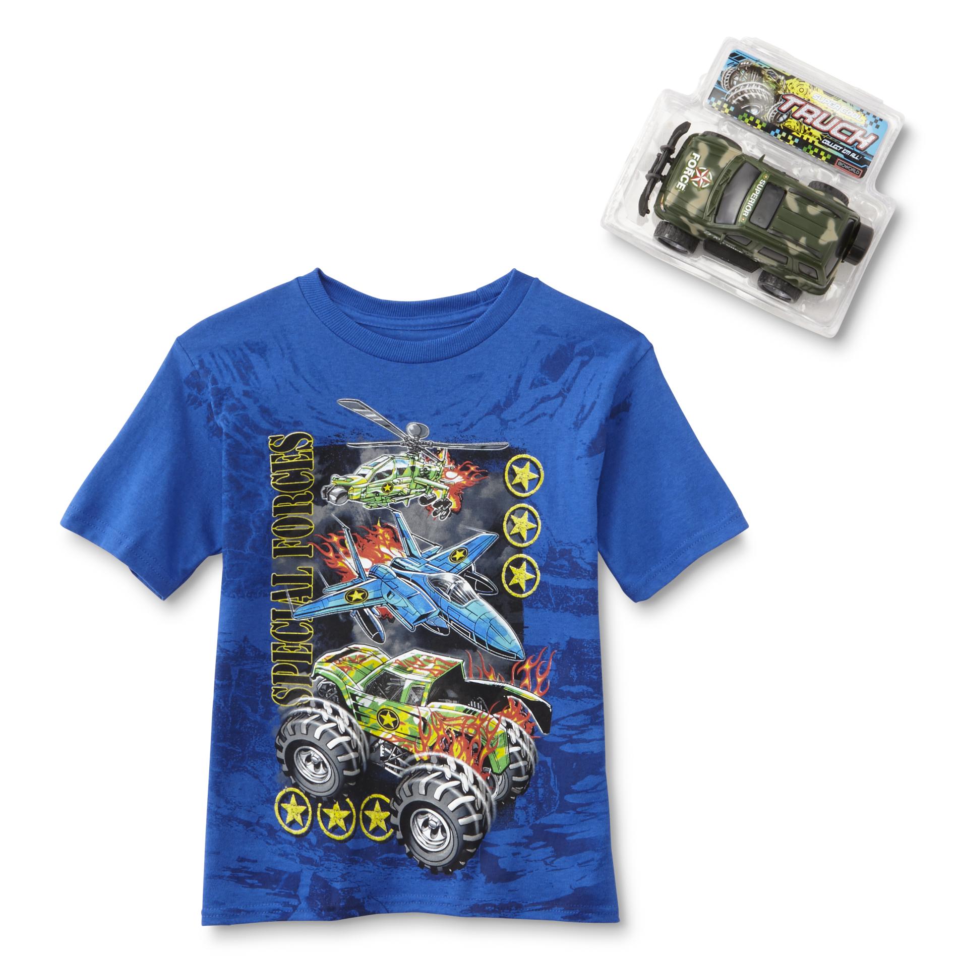 Boy's Graphic T-Shirt & Toy - Special Forces