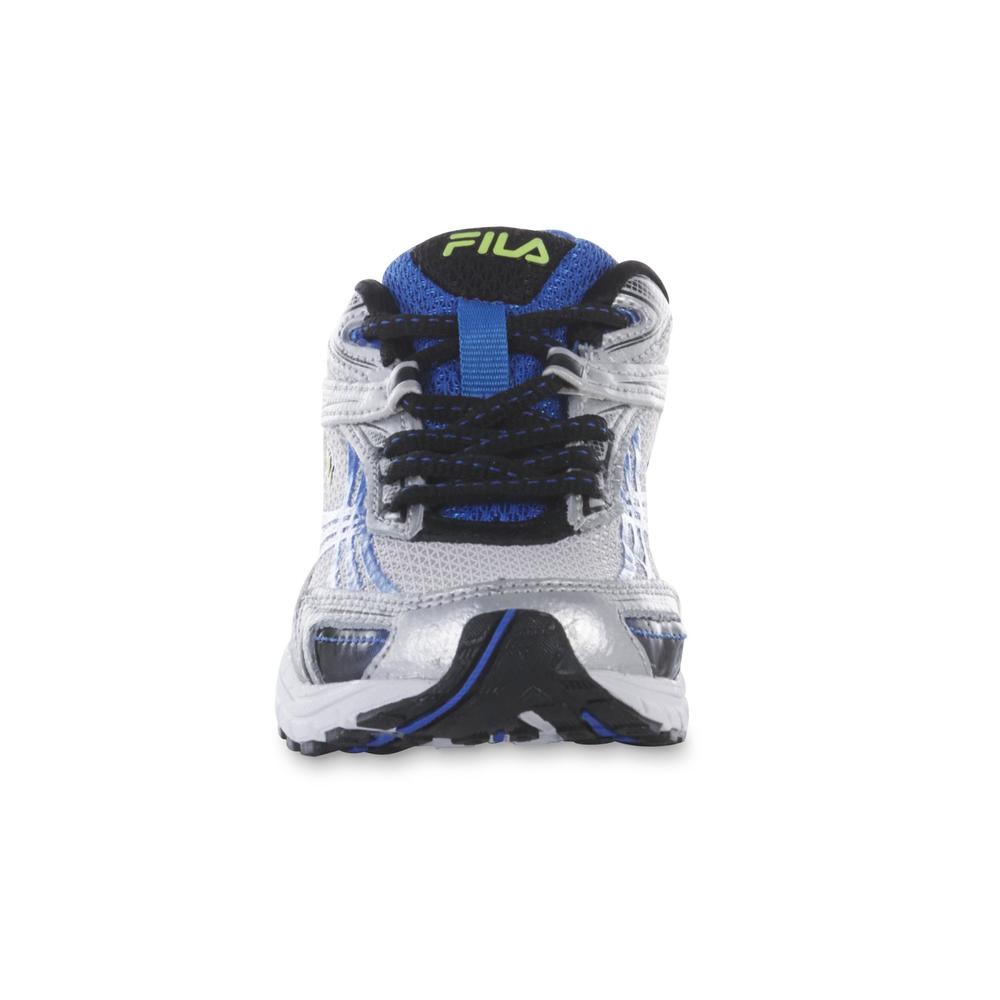 Fila Boy's Nitro Silver/Blue Athletic Shoe