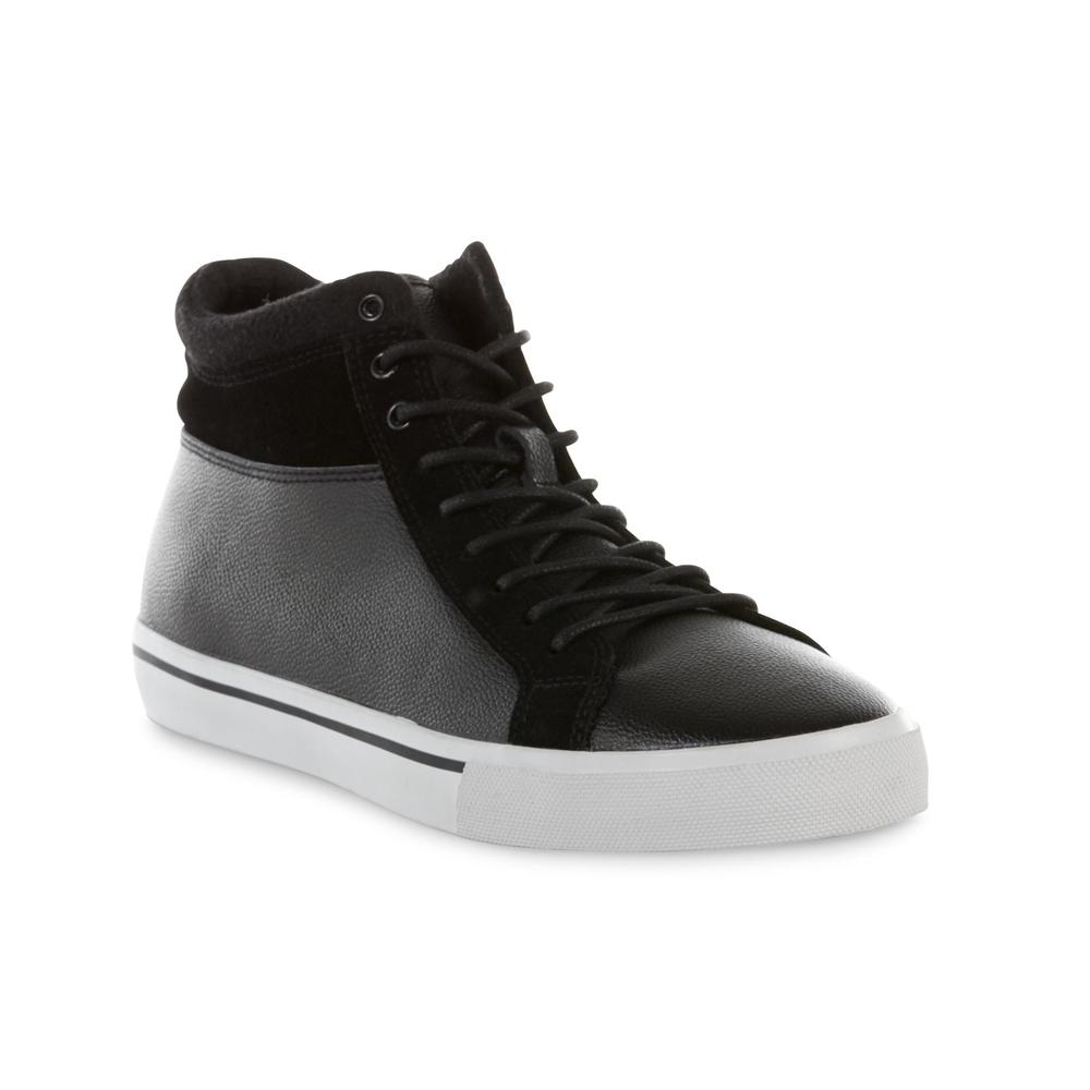 Amplify Men's Aragon Black/White High-Top Fashion Sneaker