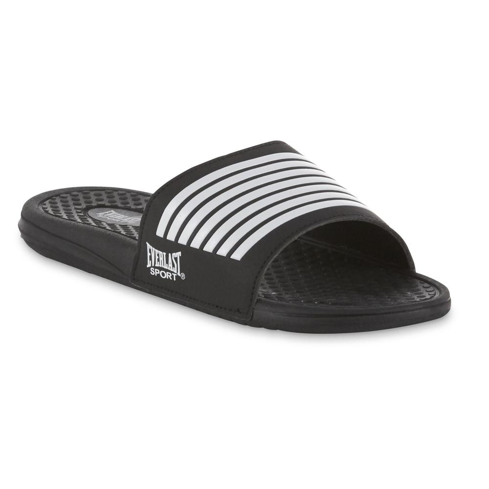 Everlast&reg; Sport Women's Finley Athletic Slide Sandal - Black Striped