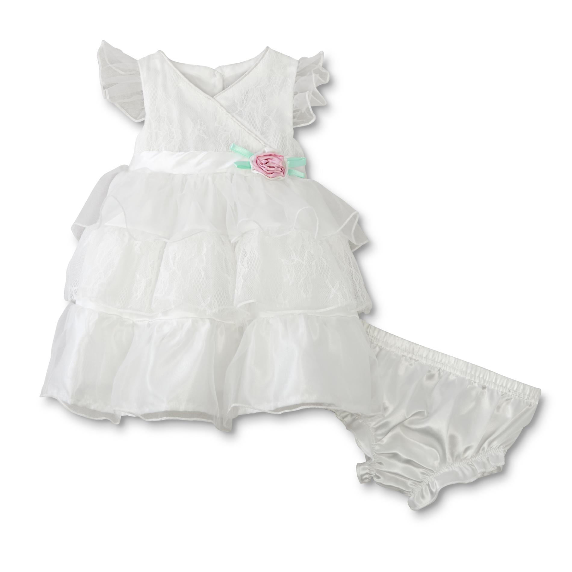 Nannette Infant Girls' Occasion Dress & Diaper Cover, Size: 0-3 Months, Off White Nannette Infant Girls' Occasion Dress & Diaper Cover, Size: 0-3 Months, Off White