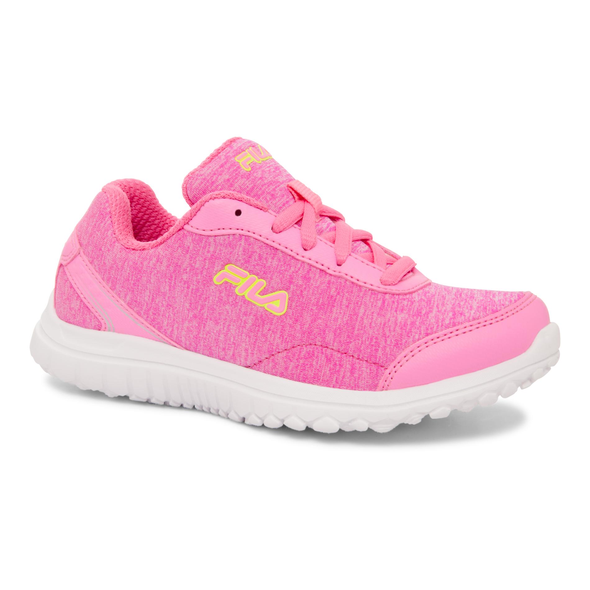 Fila Girl's Lite Spring Heather Pink Running Shoe