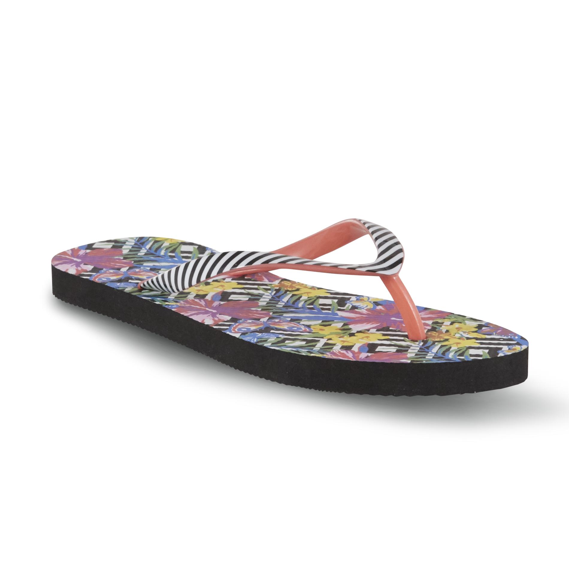 Simply Styled Women's Danie Flip-Flop - Multicolor/Tropical