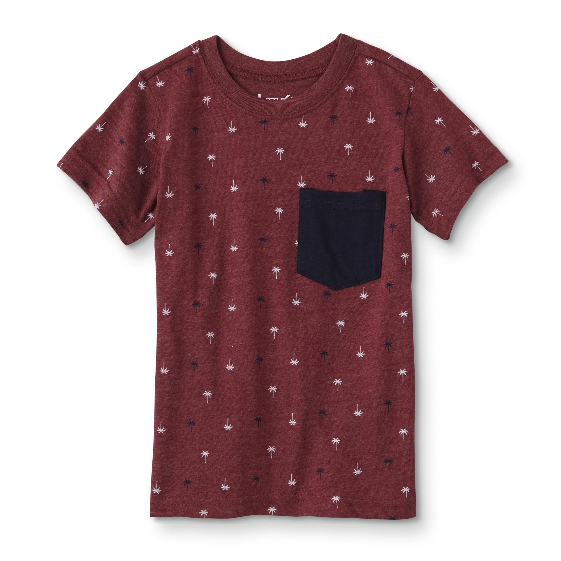 Little Rebels Toddler Boys' Pocket T-Shirt - Palm Trees, Size: 3T, Pink Little Rebels Toddler Boys' Pocket T-Shirt - Palm Trees, Size: 3T, Pink