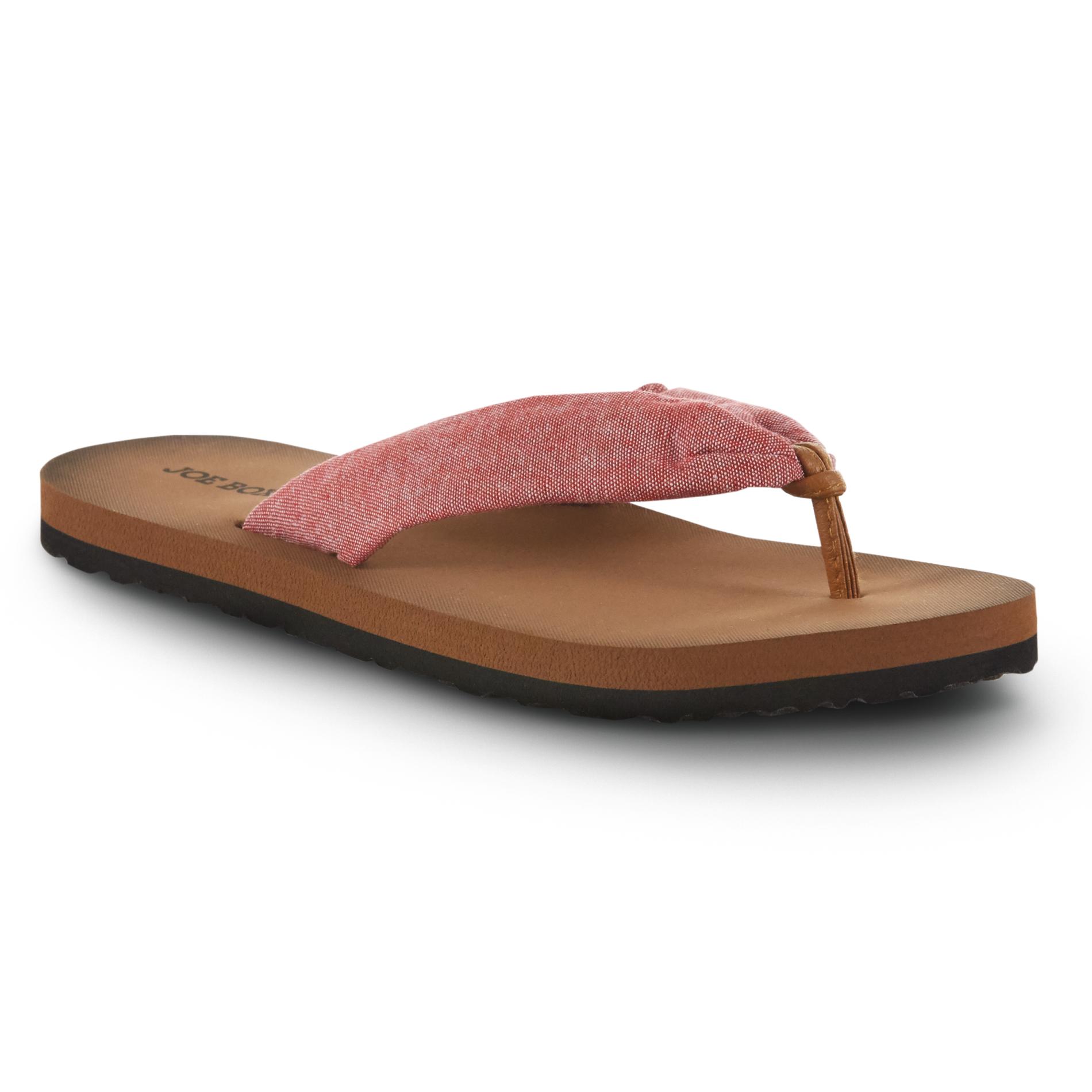 Joe Boxer Women's Luka Flip-Flop - Red | Shop Your Way: Online Shopping ...