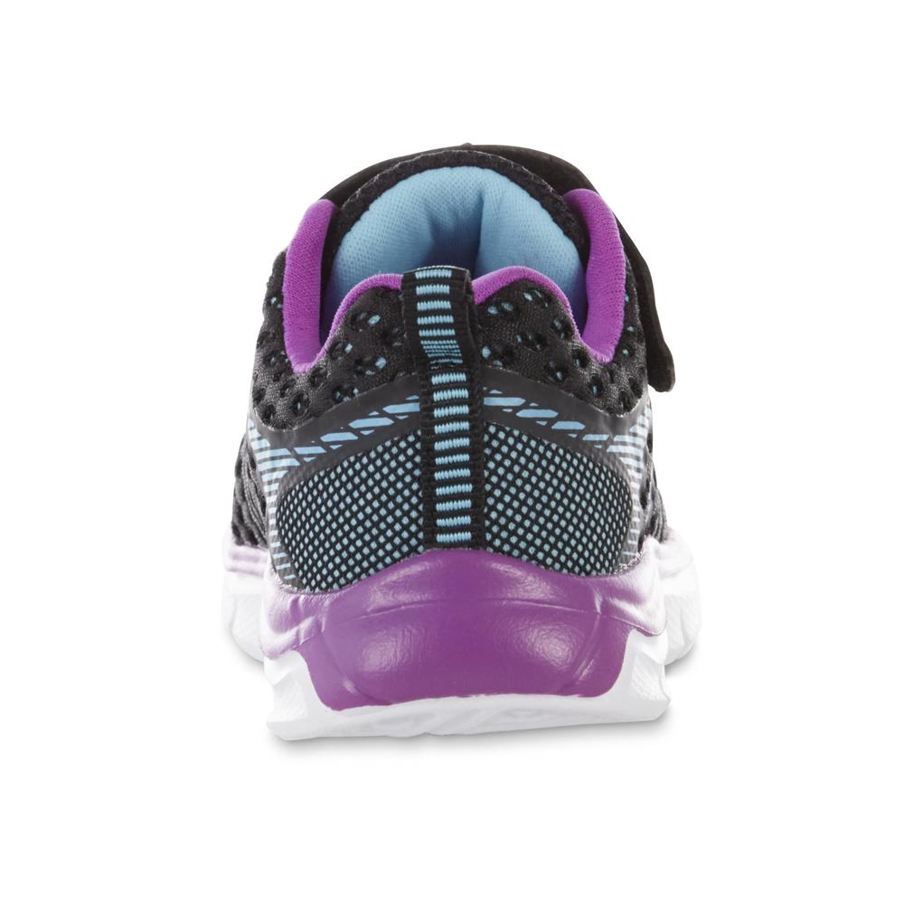 Everlast&reg; Toddler Girl's Sling Black/Purple/Blue Athletic Shoe