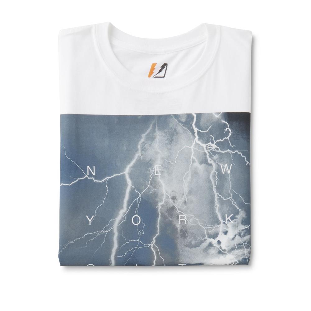 Amplify Young Men's Graphic T-Shirt - New York Lightning