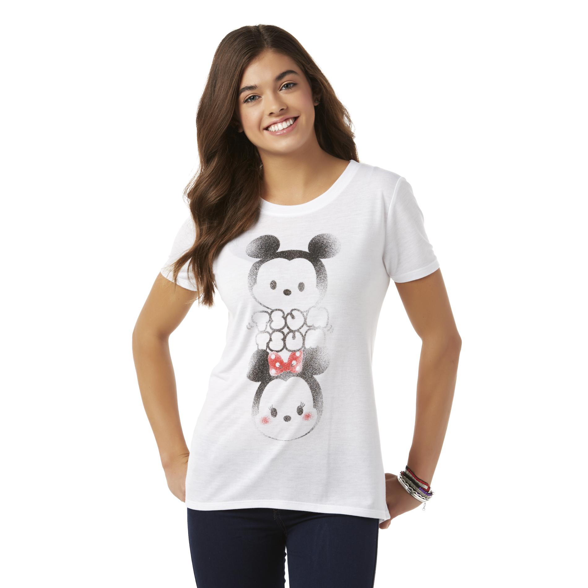 Disney Tsum Tsum Junior's Graphic T-Shirt - Mickey & Minnie