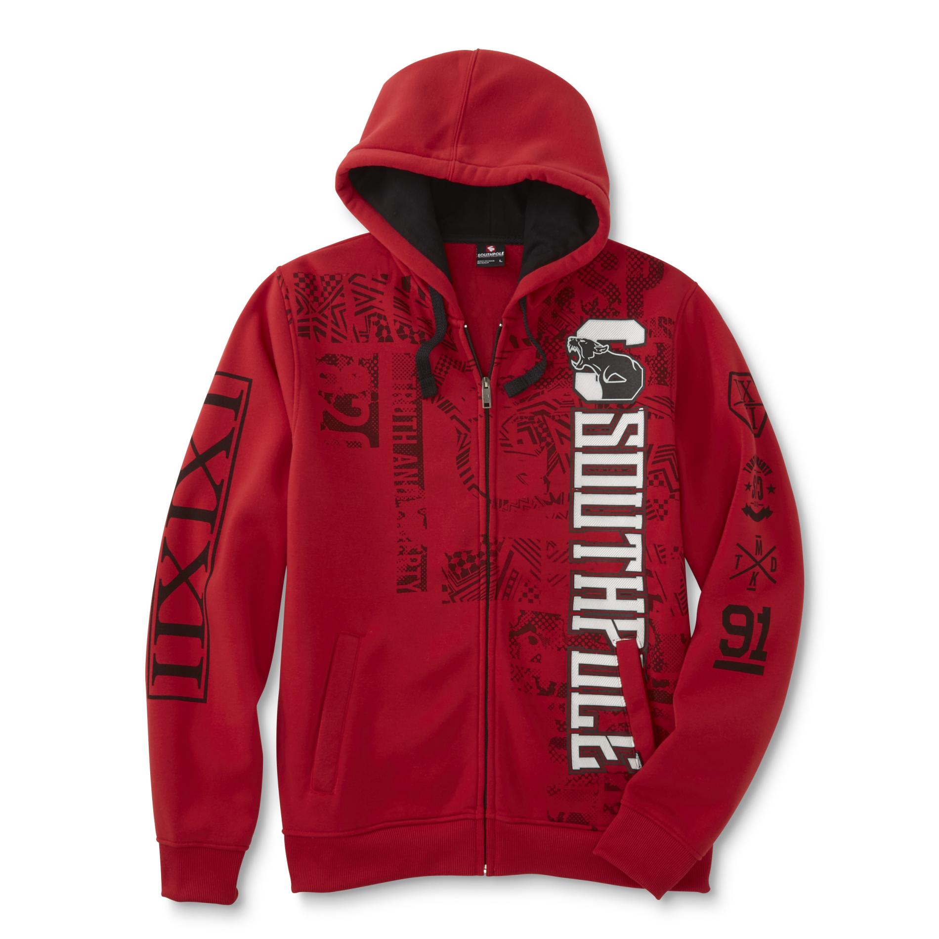 Southpole Young Men's Graphic Hoodie Jacket