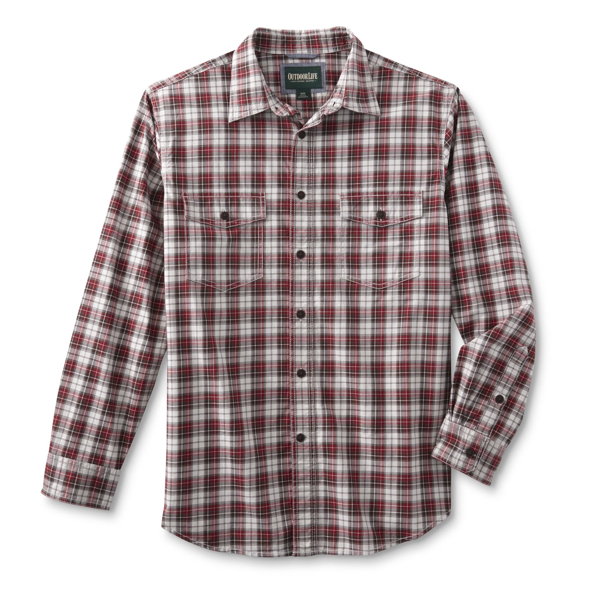 Outdoor Life&reg; Men's Button-Front Shirt - Plaid