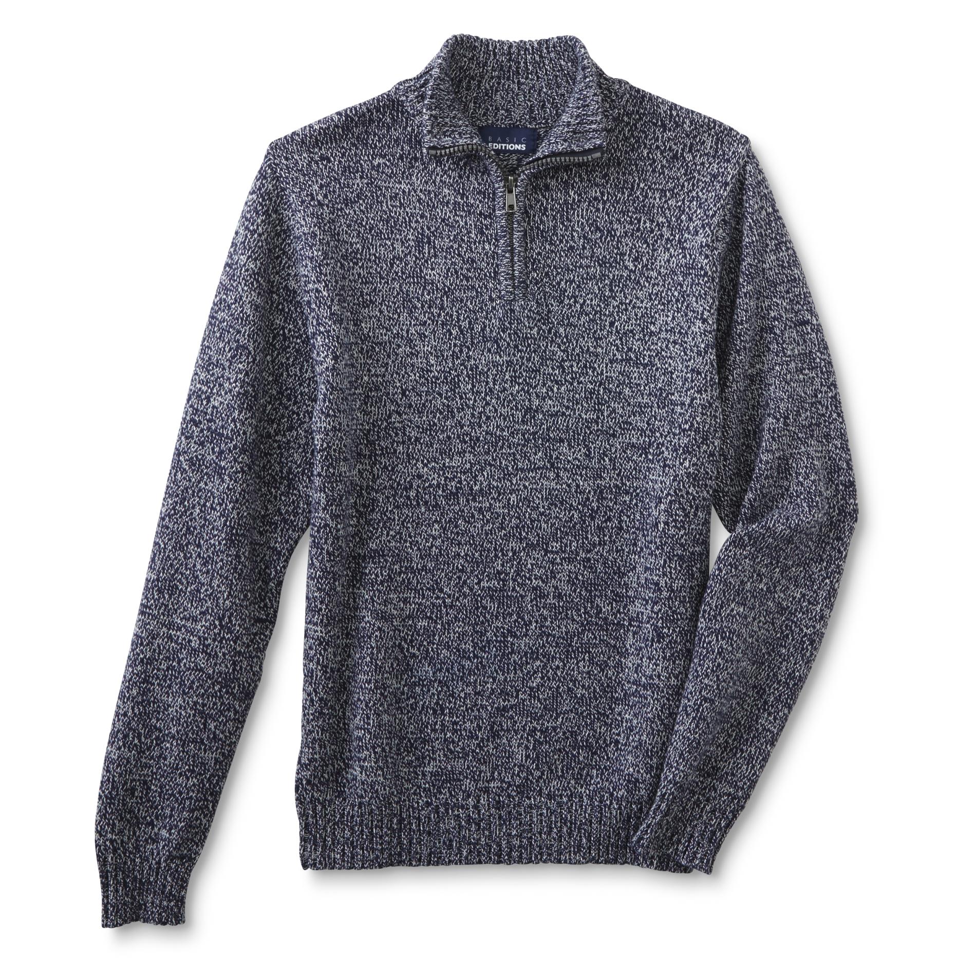 Basic Editions Boy's Quarter-Zip Sweater