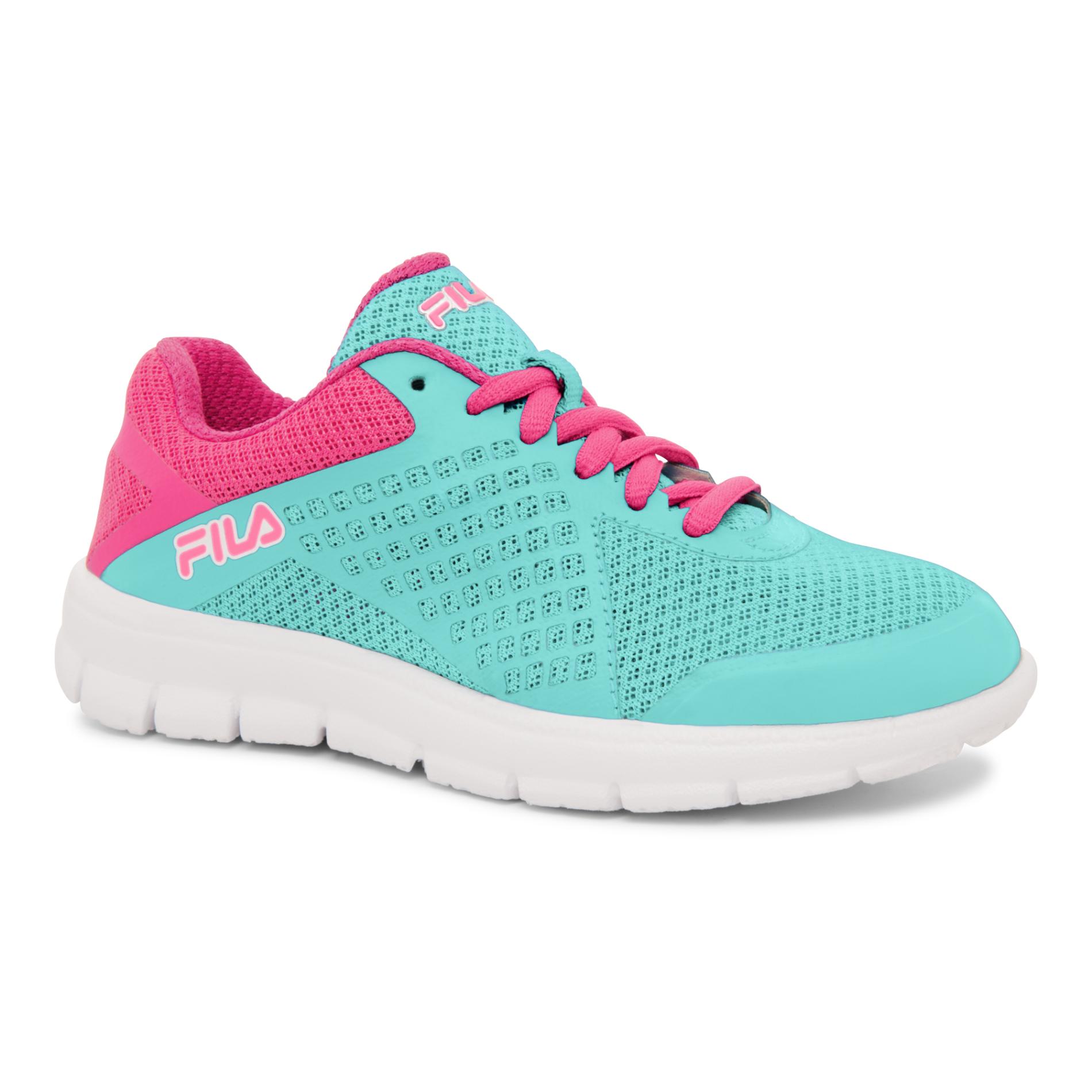 Fila Girl's Faction Turquoise/Pink Athletic Shoe