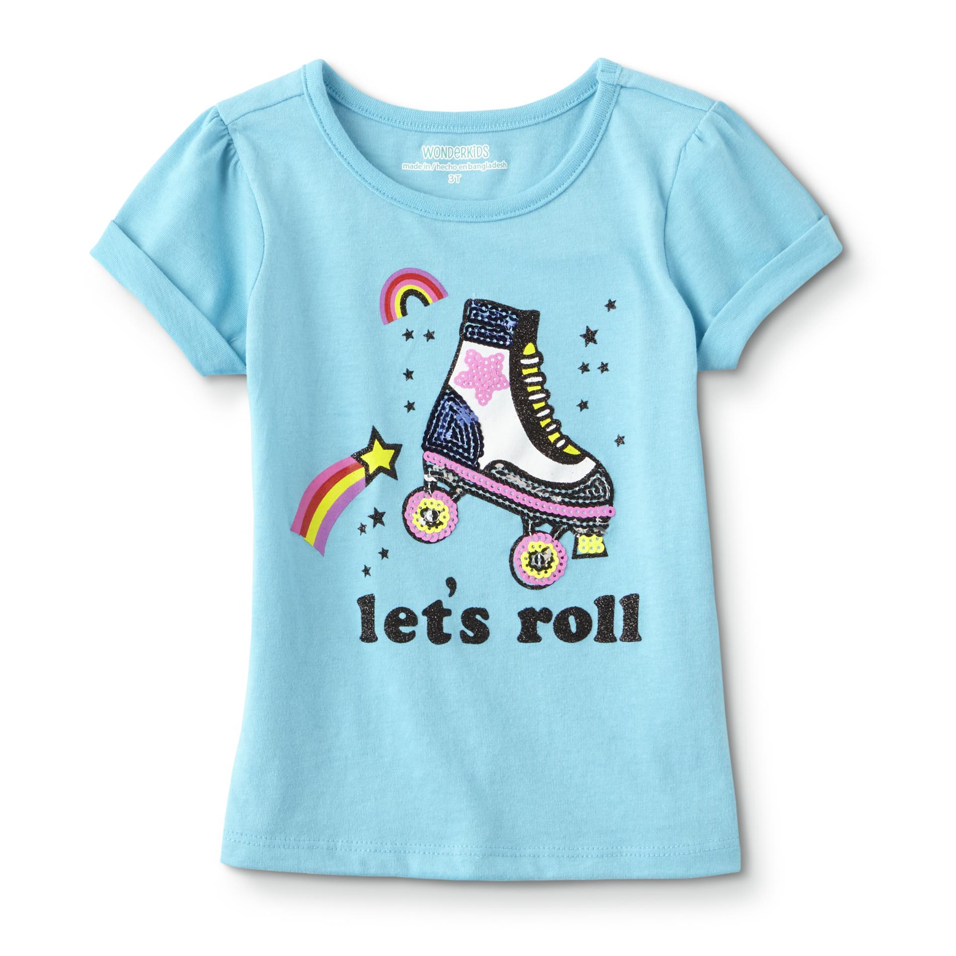 WonderKids Infant & Toddler Girls' Graphic TShirt Roller Skate