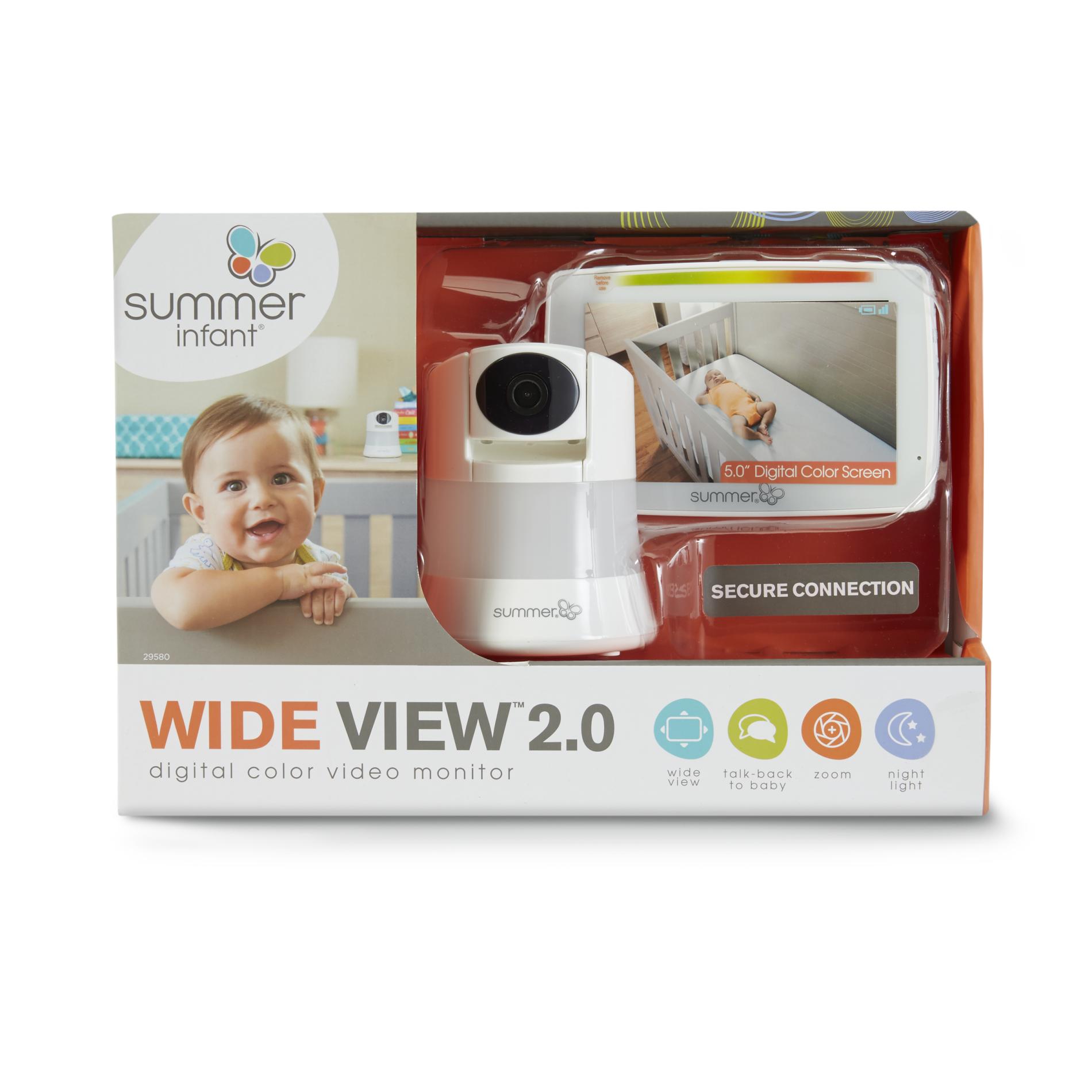 Summer Infant Wide View 2.0 Digital Color Video Baby Monitor