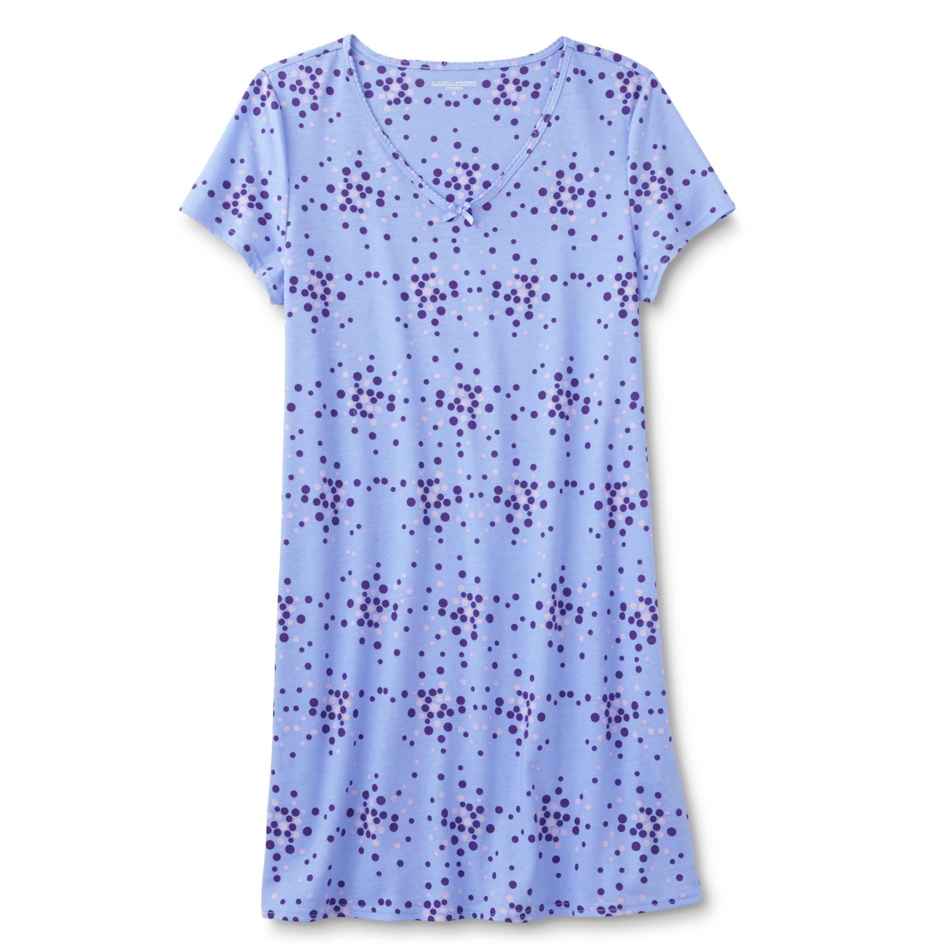 Laura Scott Women's Sleep Shirt - Dots