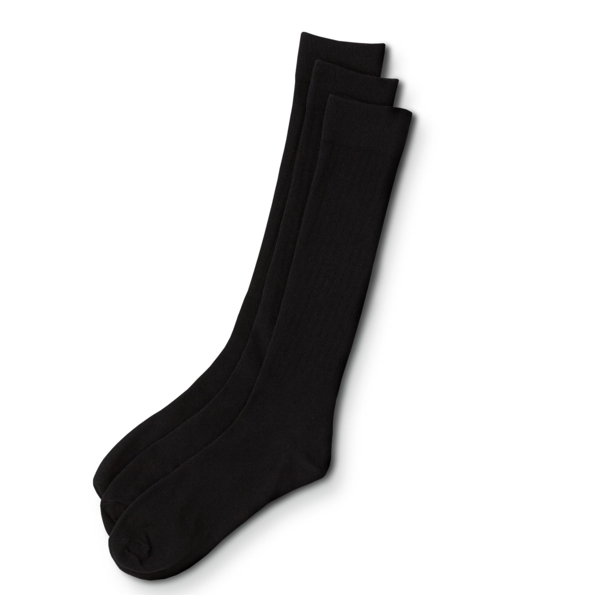 Simply Styled Men's 3-Pairs Support Fit Over-the-Calf Socks