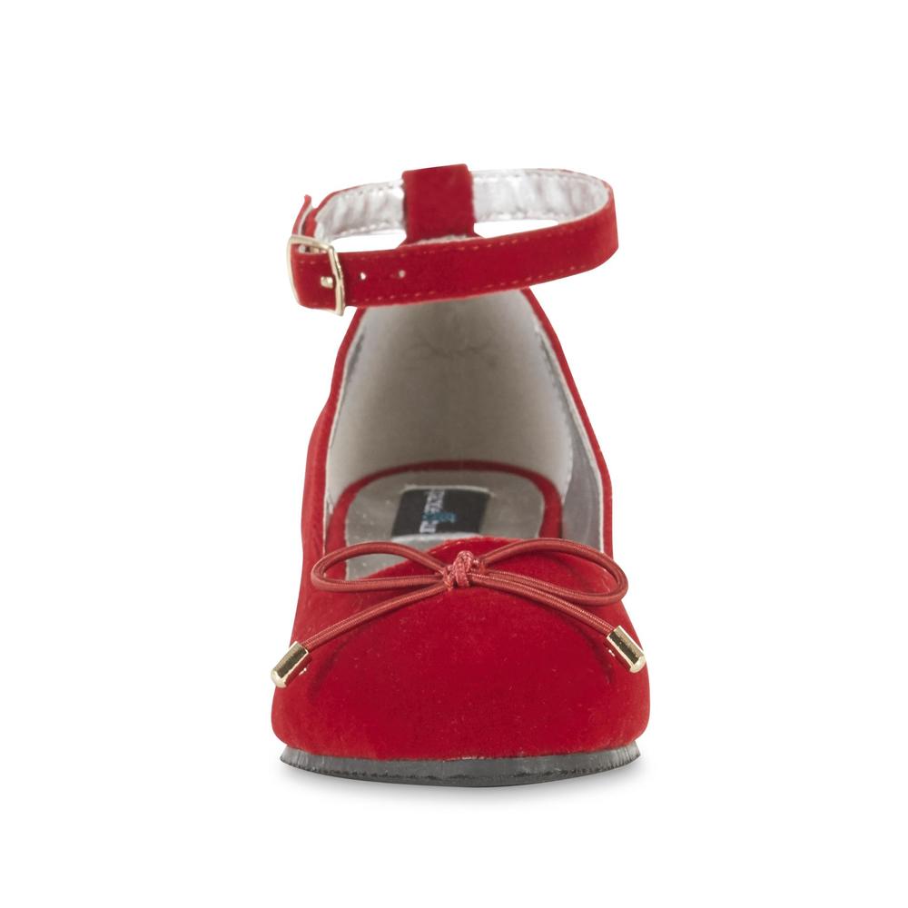 Sparkle & Tux Girl's Ivana Red Dress Shoe