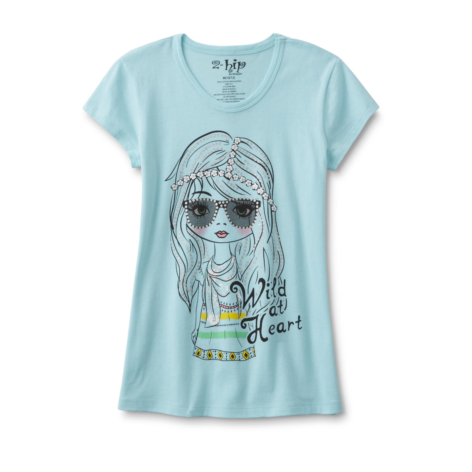 Girl's Graphic T-Shirt - Wild