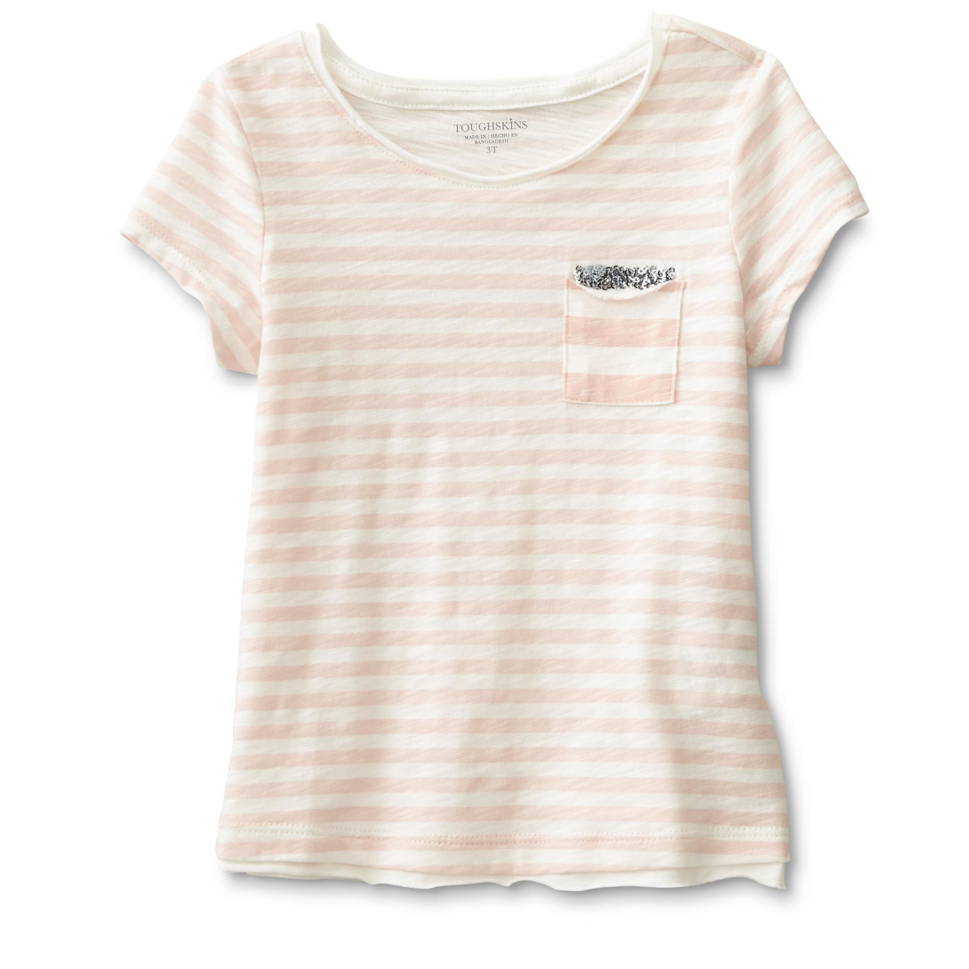 Toughskins Infant & Toddler Girl's Pocket Top - Striped